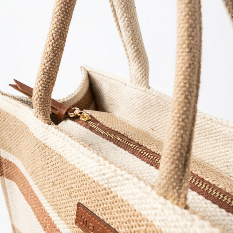 Vintage Brown Box Bag (LARGE)