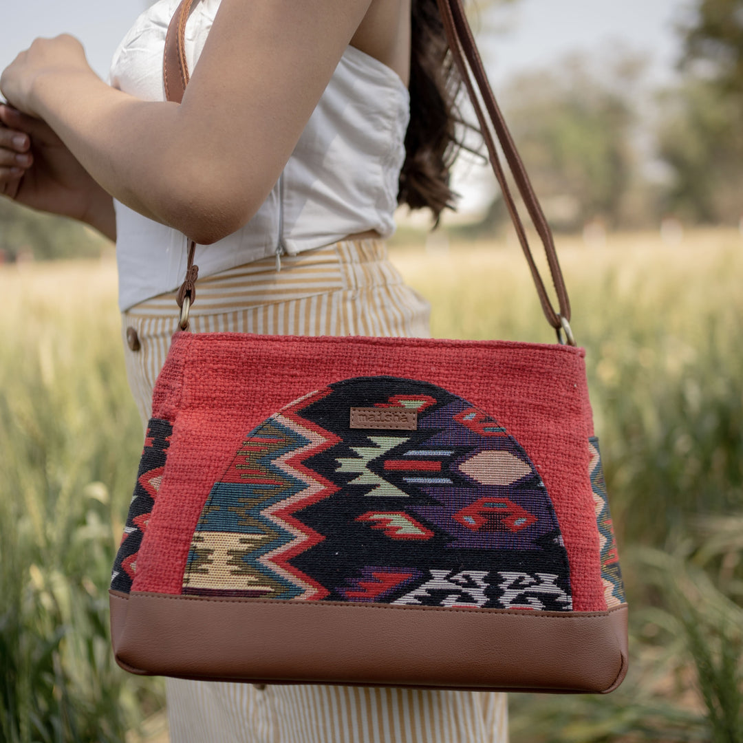 Tribal Weaves Not So Little Sling Bag