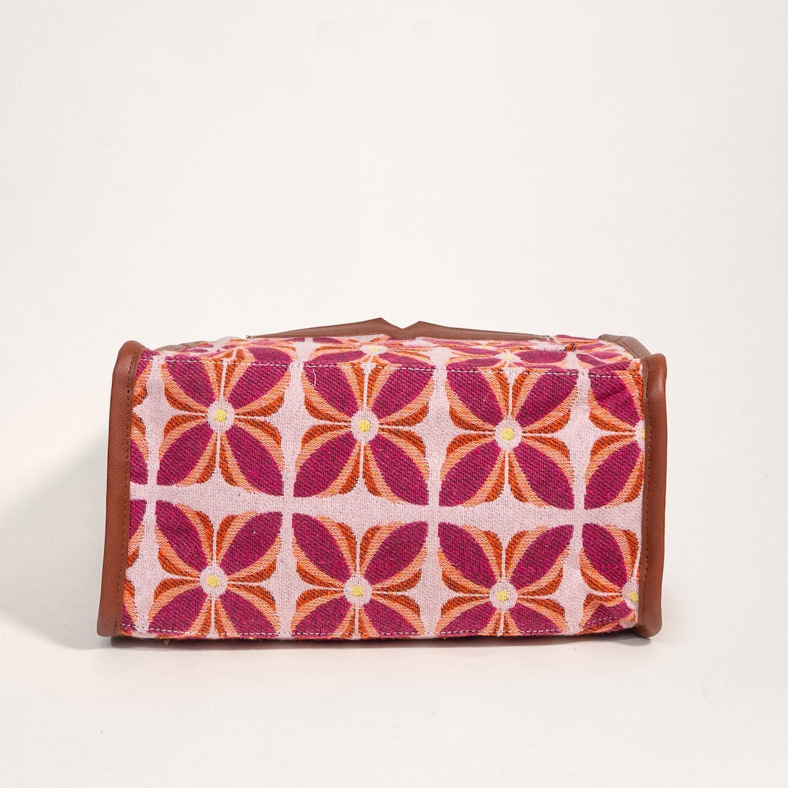 Pink Mogra Box Bag (Medium)