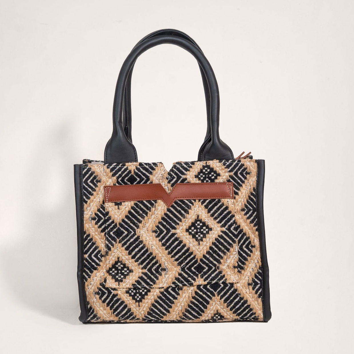 Sahara Grid Box Bag (Medium)