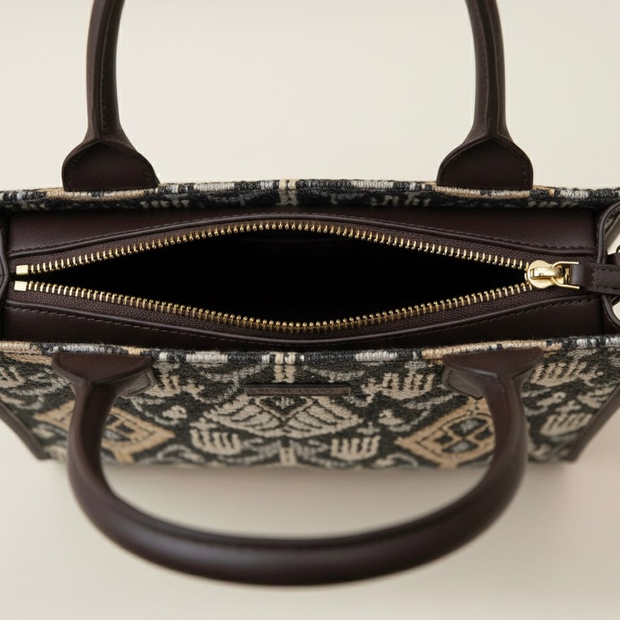 Ikat Ember Box Bag (Medium)