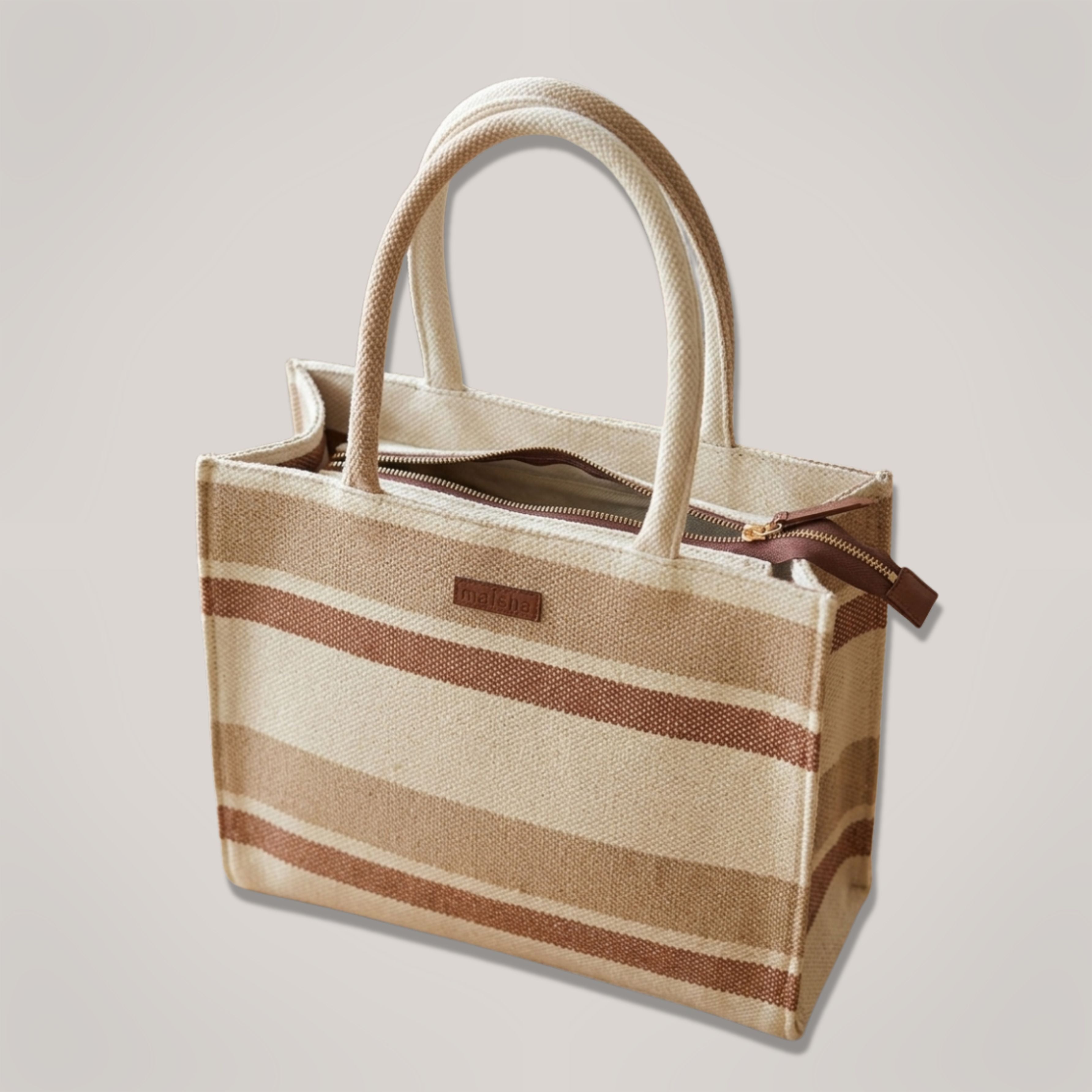 Vintage Brown Box Bag (LARGE)