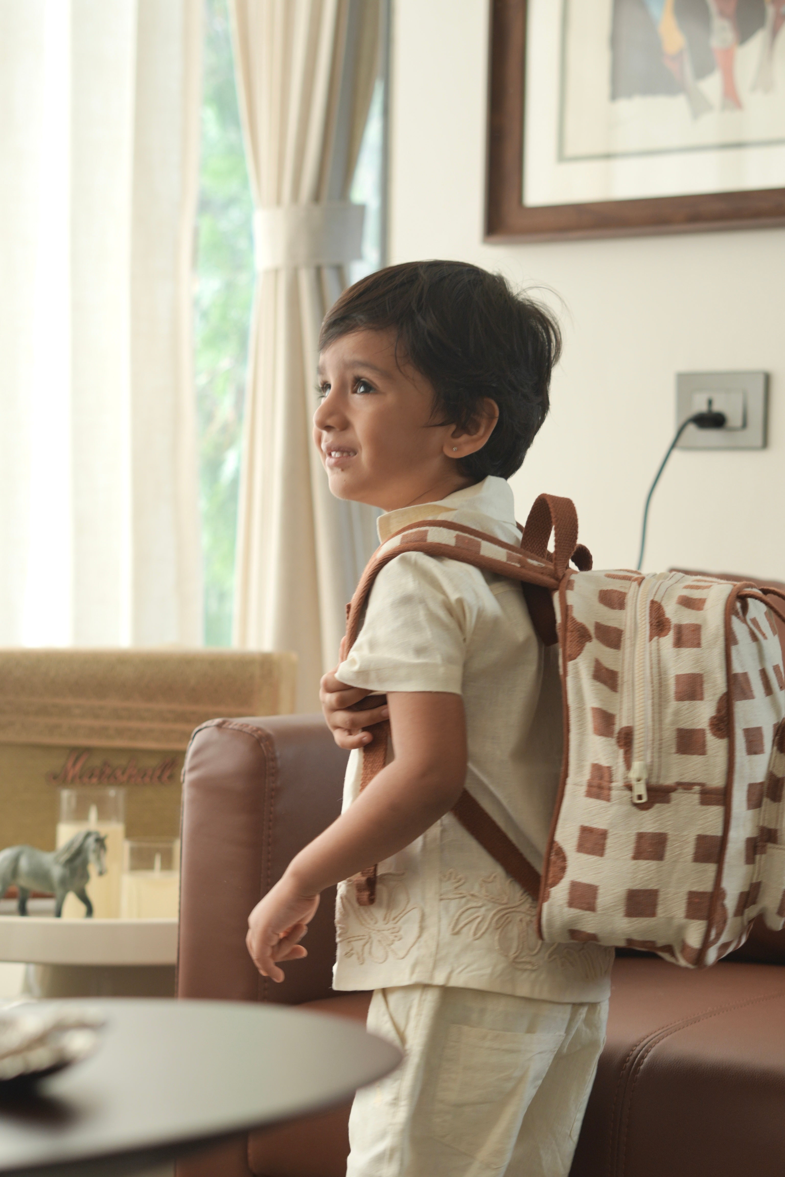 Tiny traveller set- backpack + shirt combo