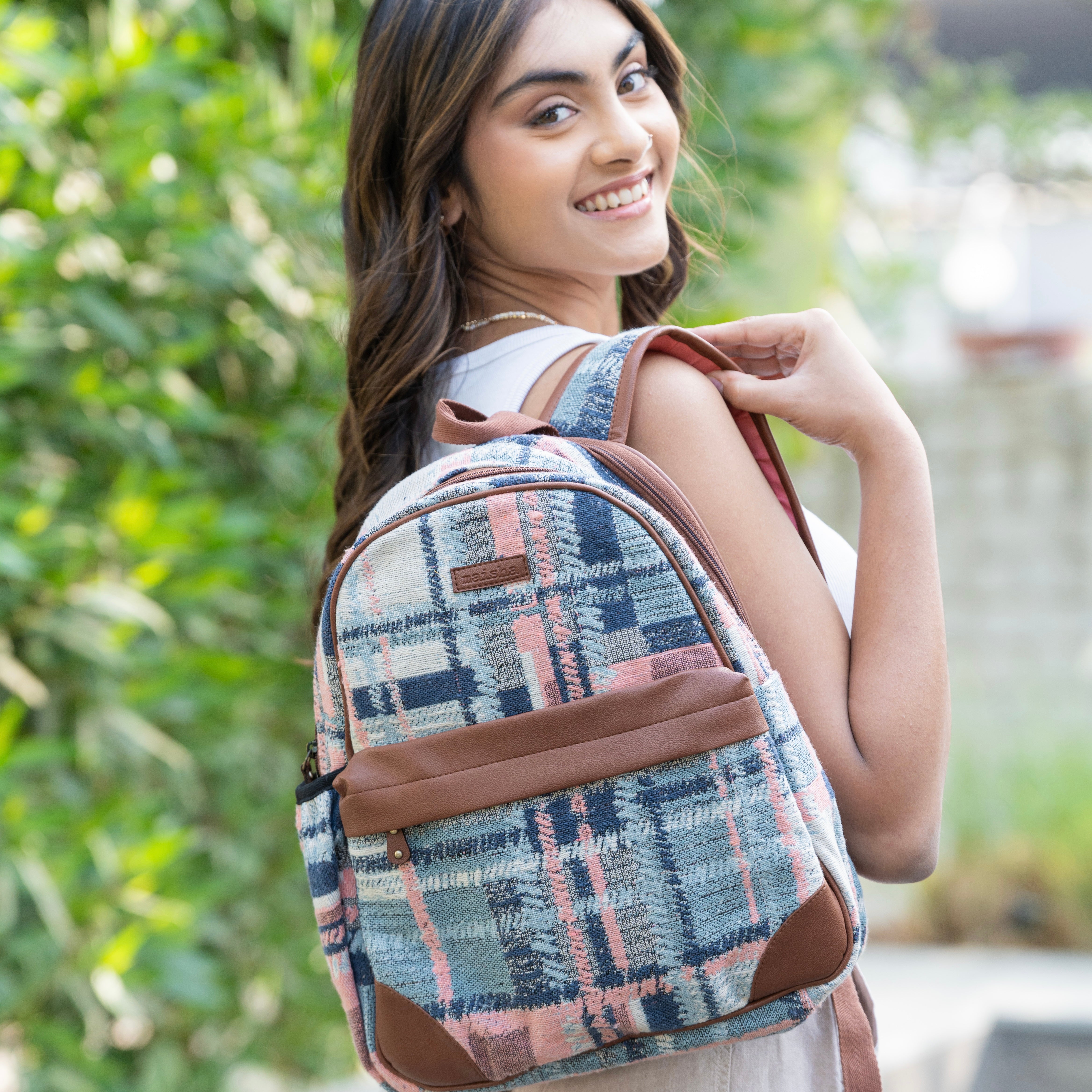 Denim Dreams Compact Backpack Bag