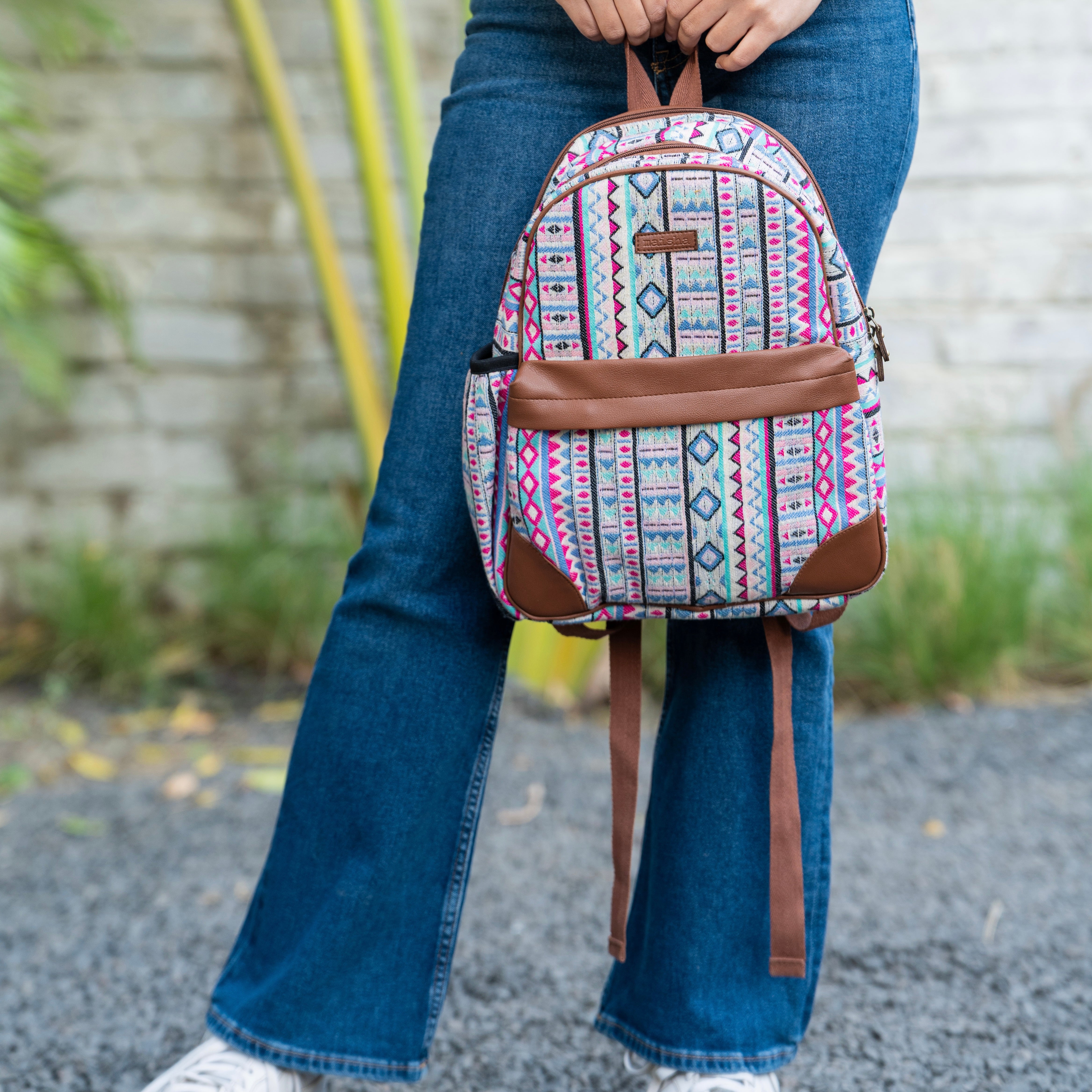 Poppy Parade Compact Backpack Bag