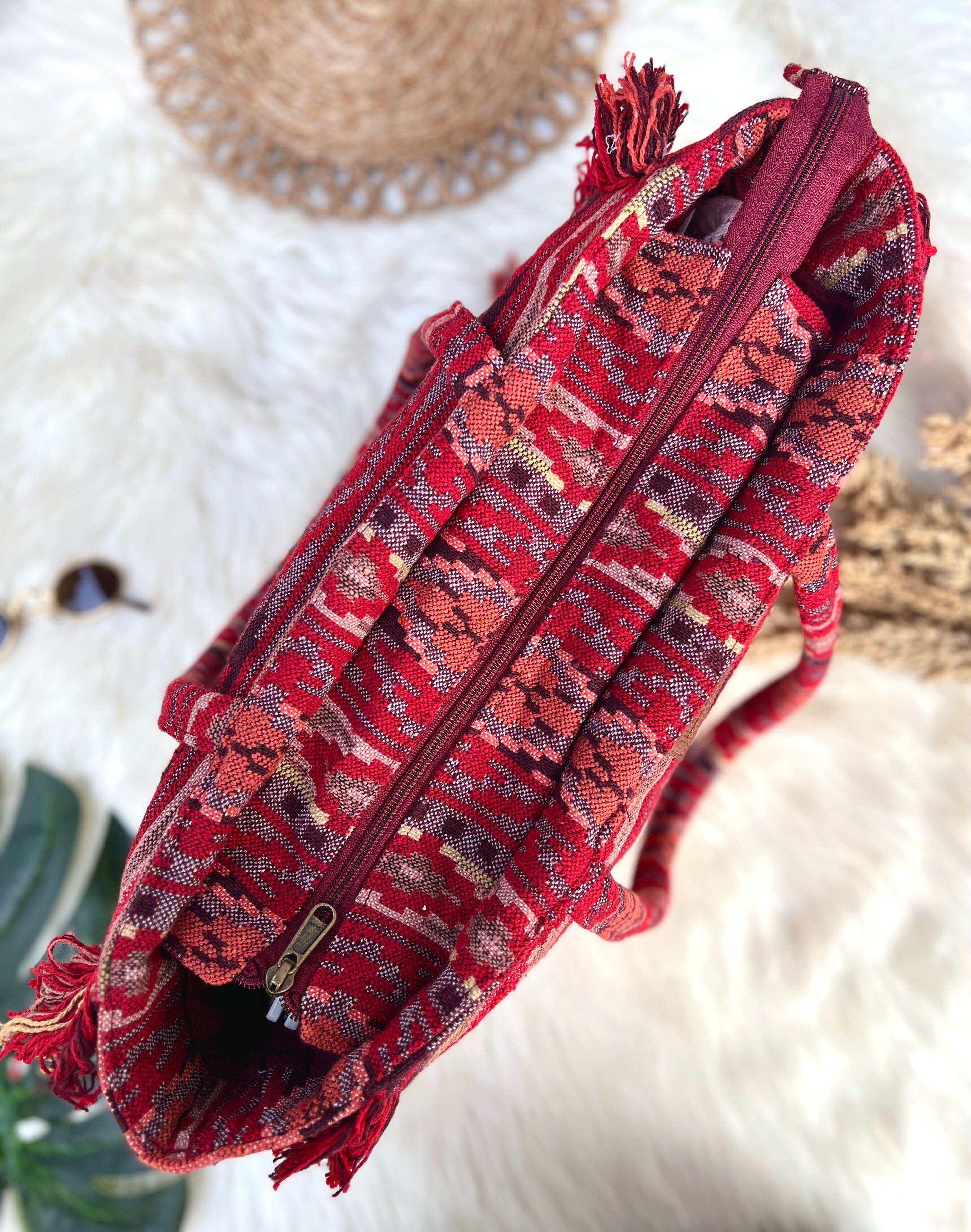 Turkish Drama Ruffle Box Bag (zipper closure)