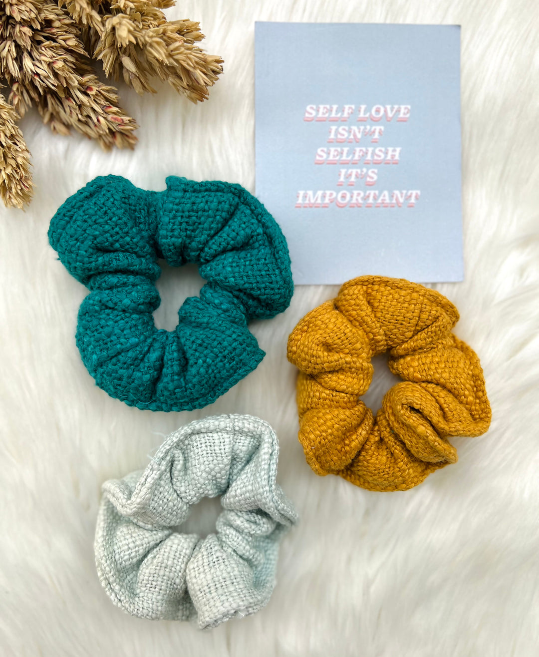 Summer Solids - combo of 3 scrunchies