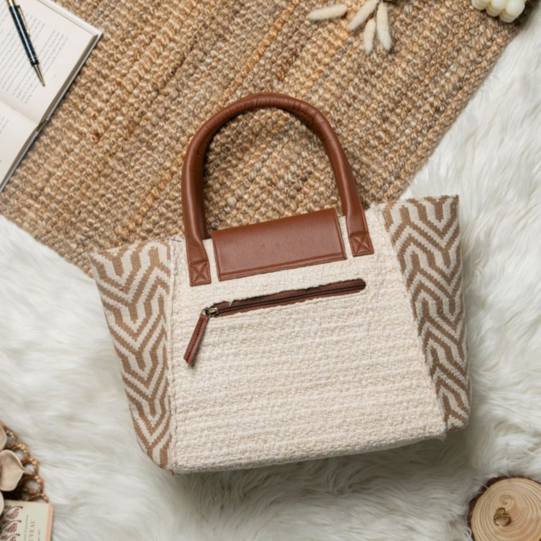 Walnut Weave Boat Tote Bag