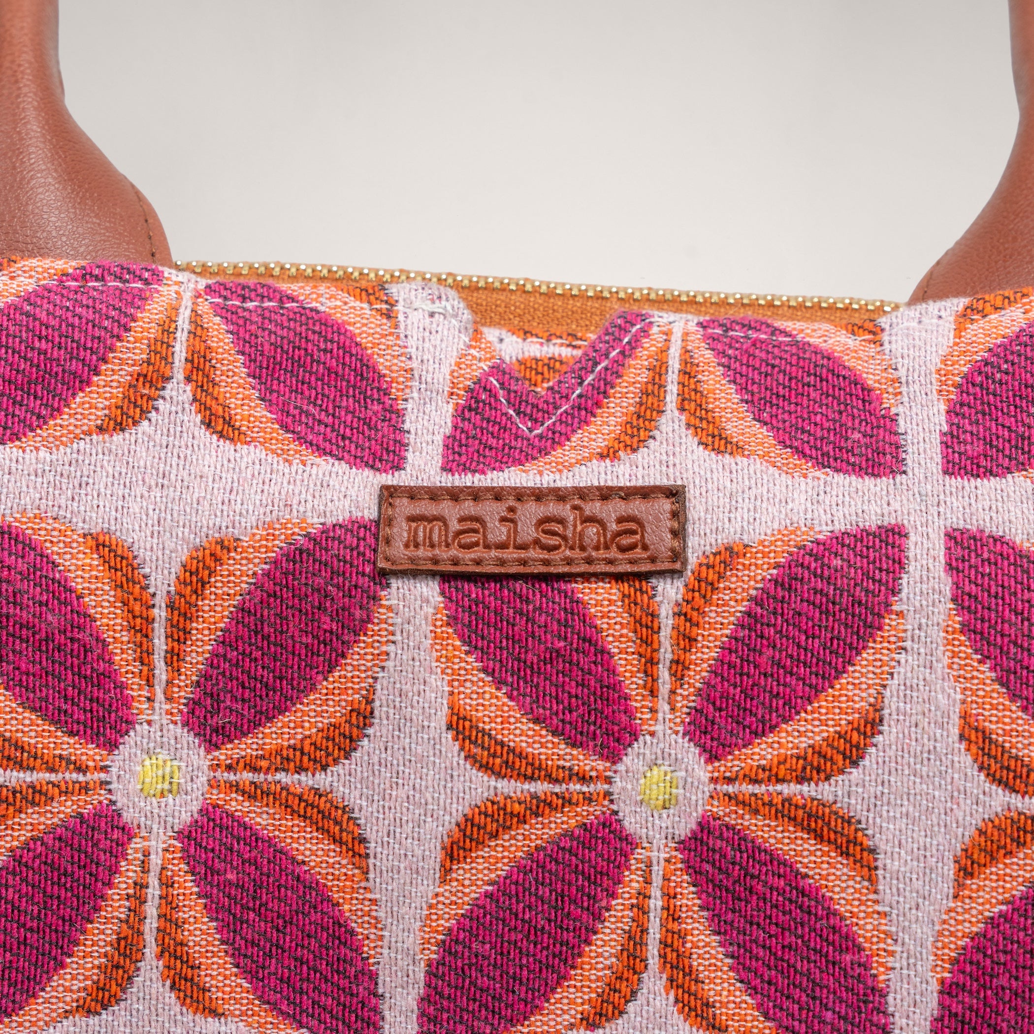Pink Mogra Box Bag (Medium)