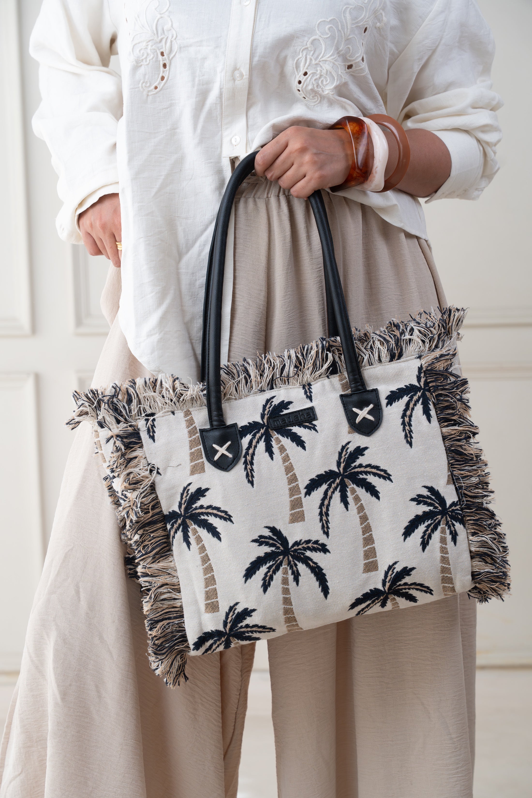 Palm Ash Tote Bag