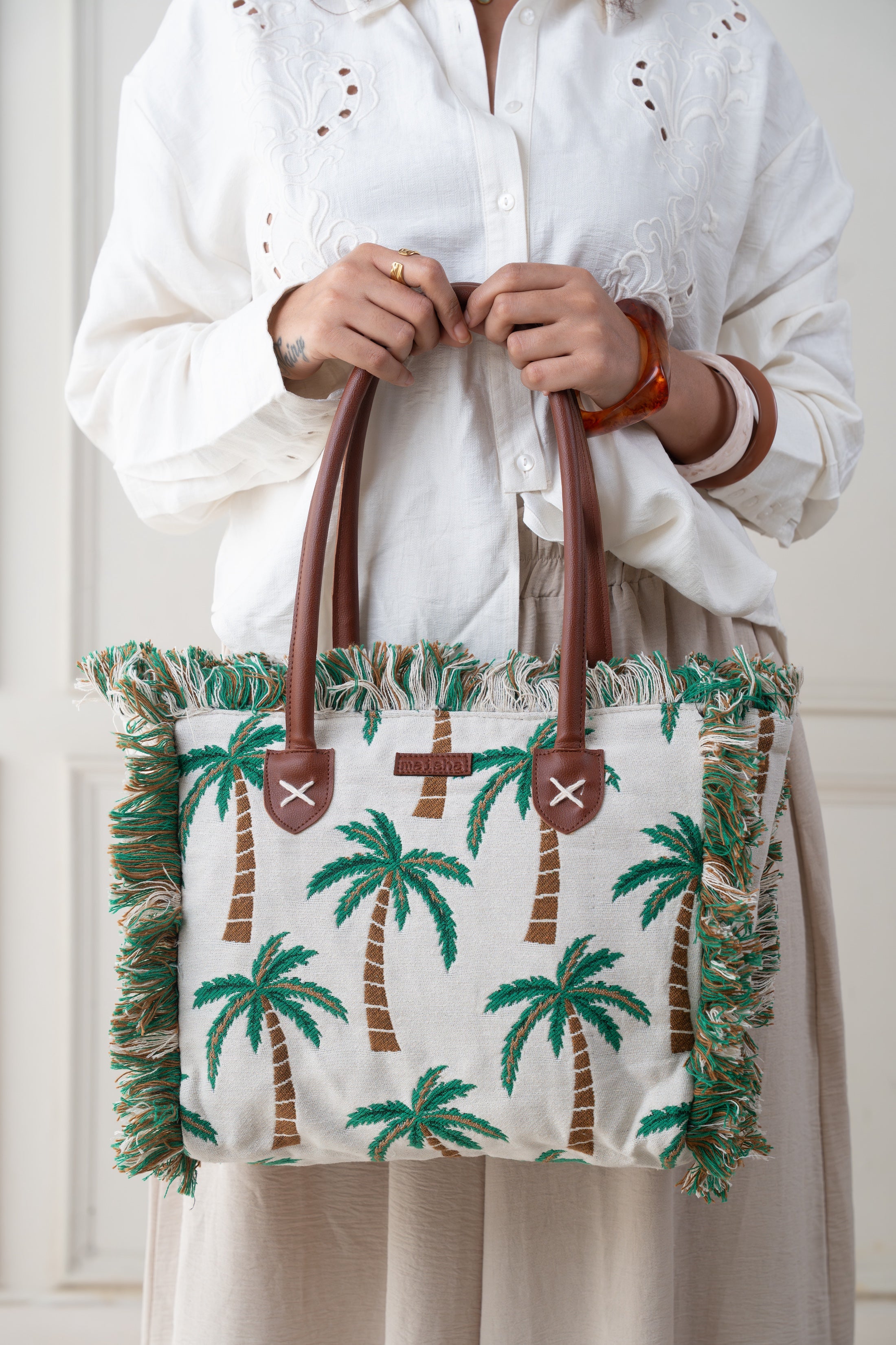 Coastal Palm Tote Bag