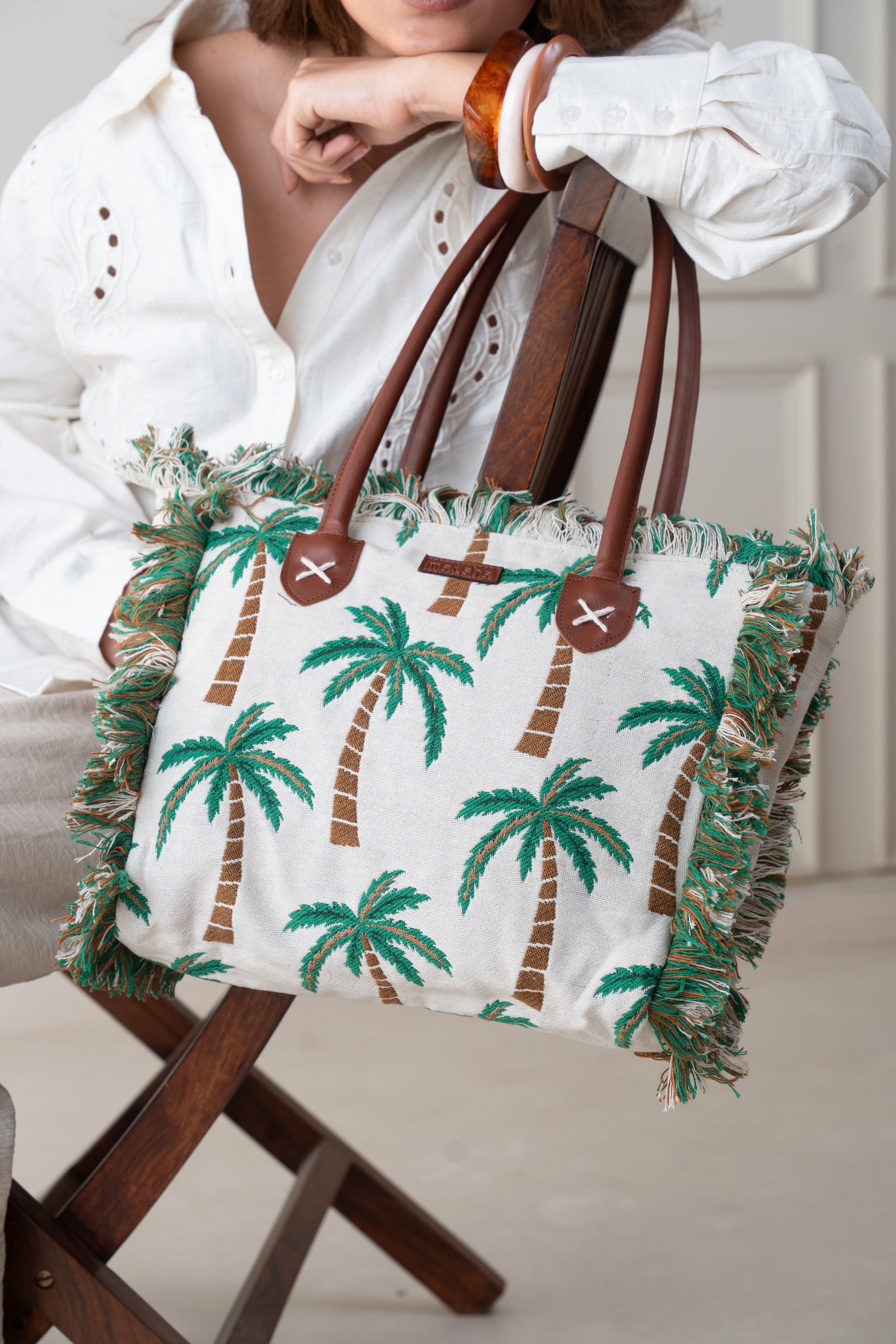 Coastal Palm Tote Bag