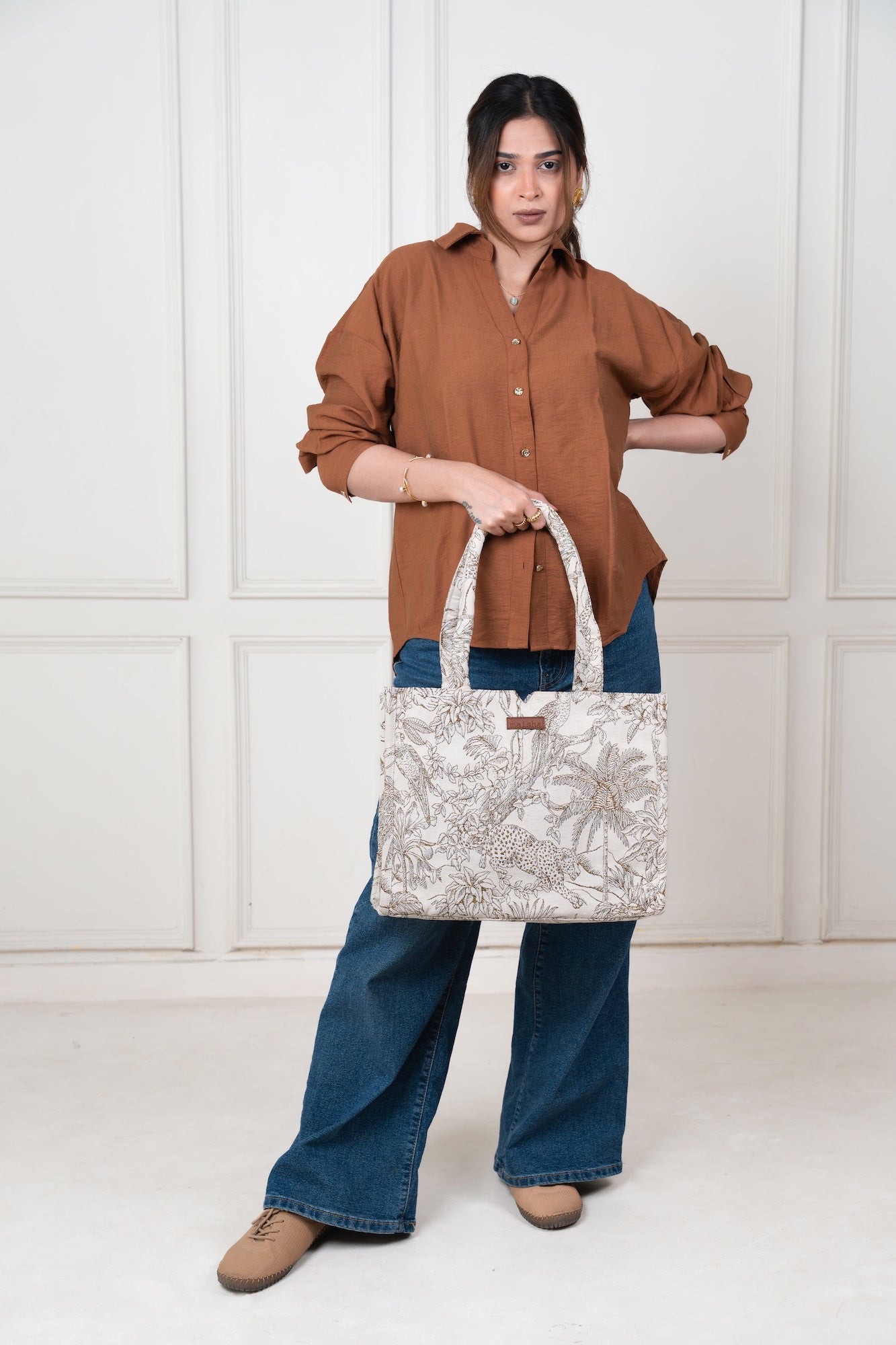 White Forest Box Bag (Large)