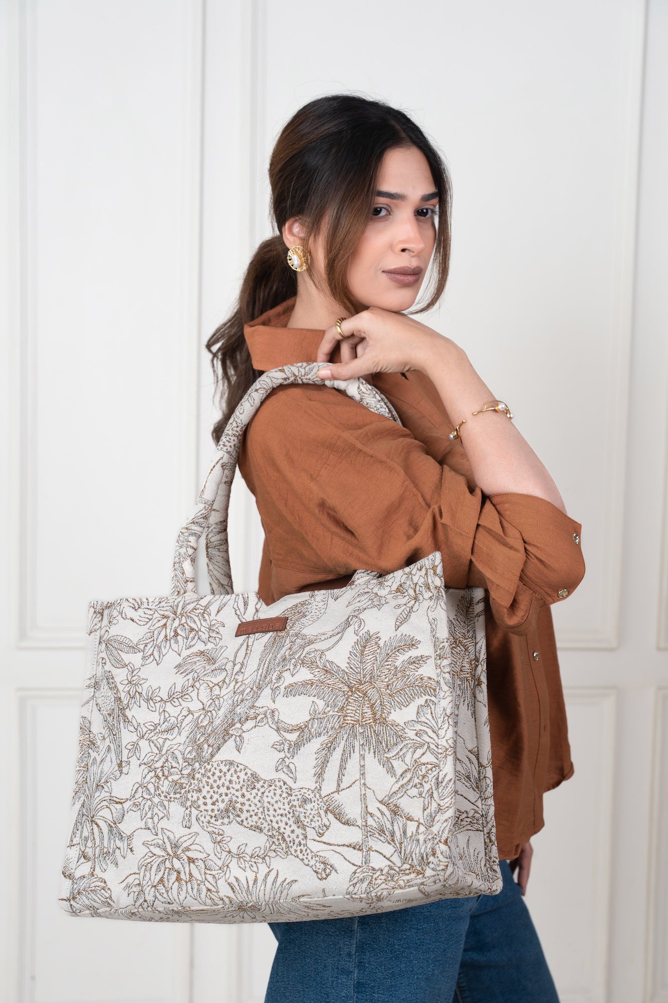 White Forest Box Bag (Large)