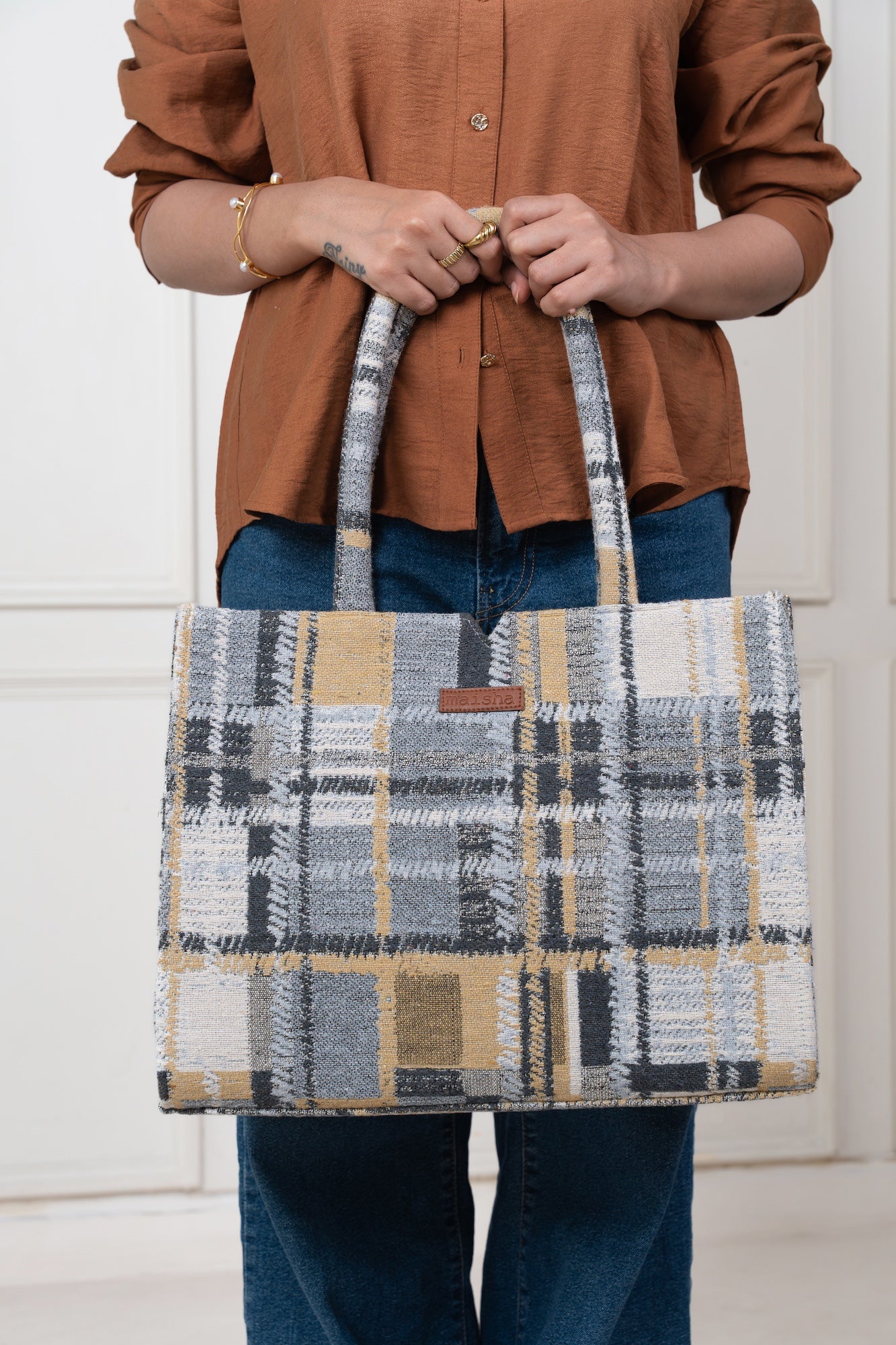 Denim Dusk Box Bag (Large)