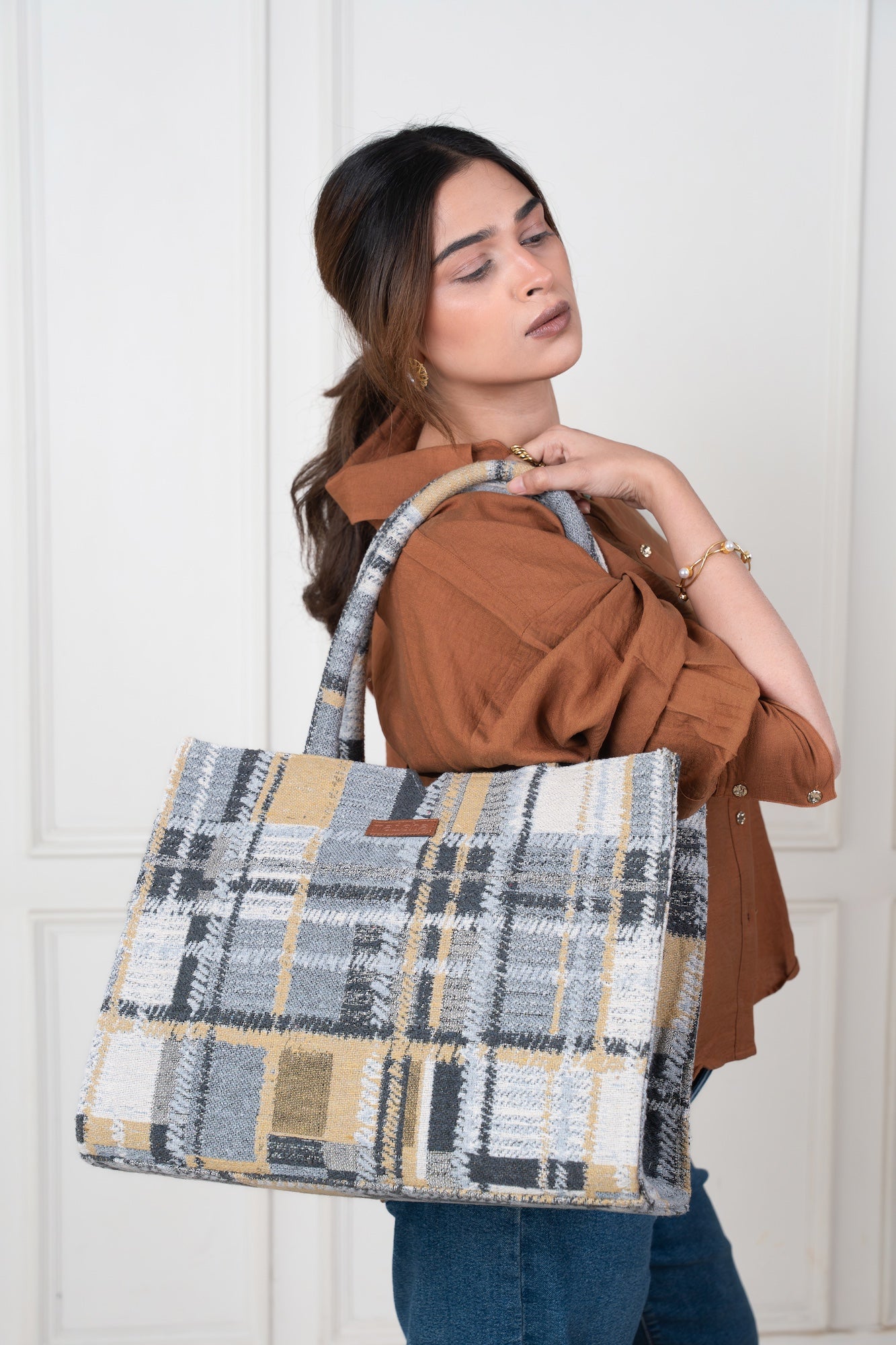 Denim Dusk Box Bag (Large)