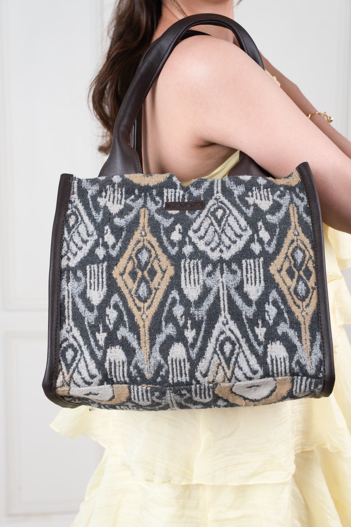 Ikat Ember Box Bag (Medium)
