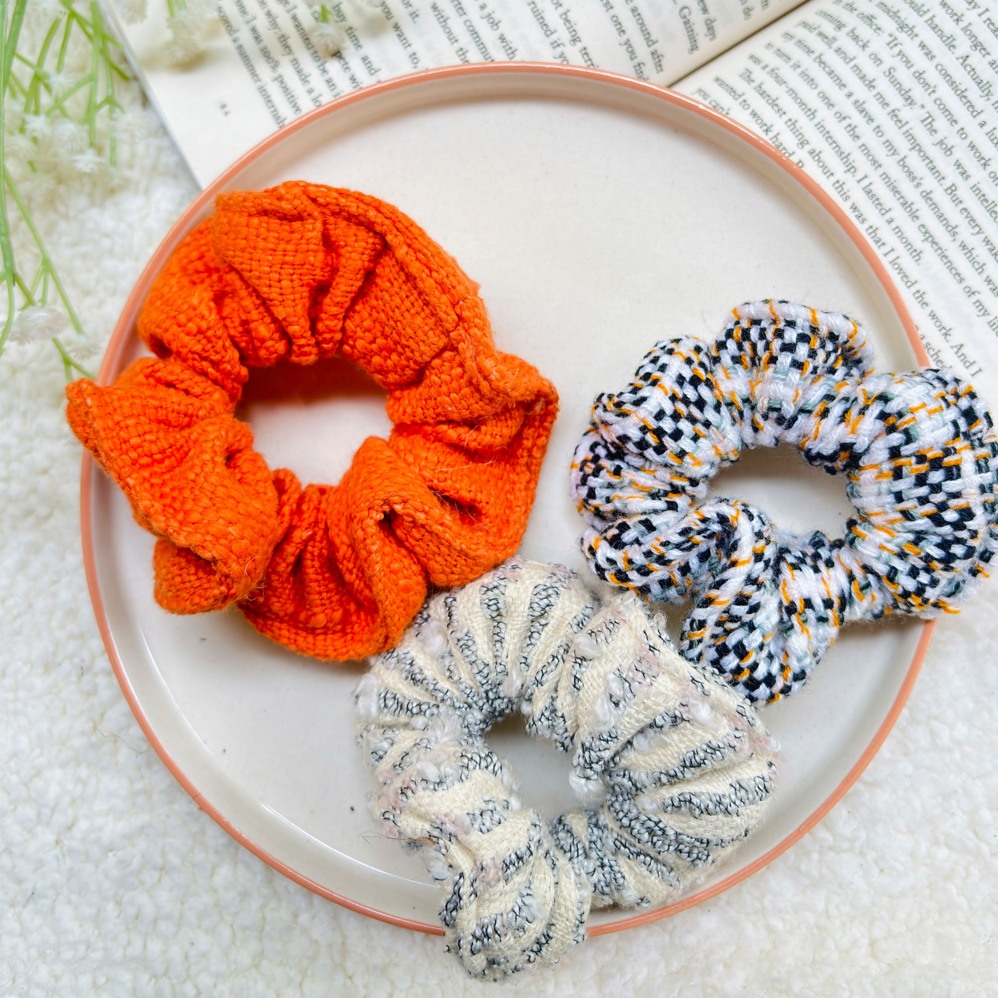 Rustic Elegance Scrunchie Combo