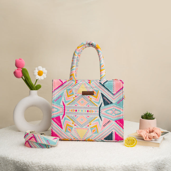 Pastel Passion Medium Box Bag (MEDIUM)