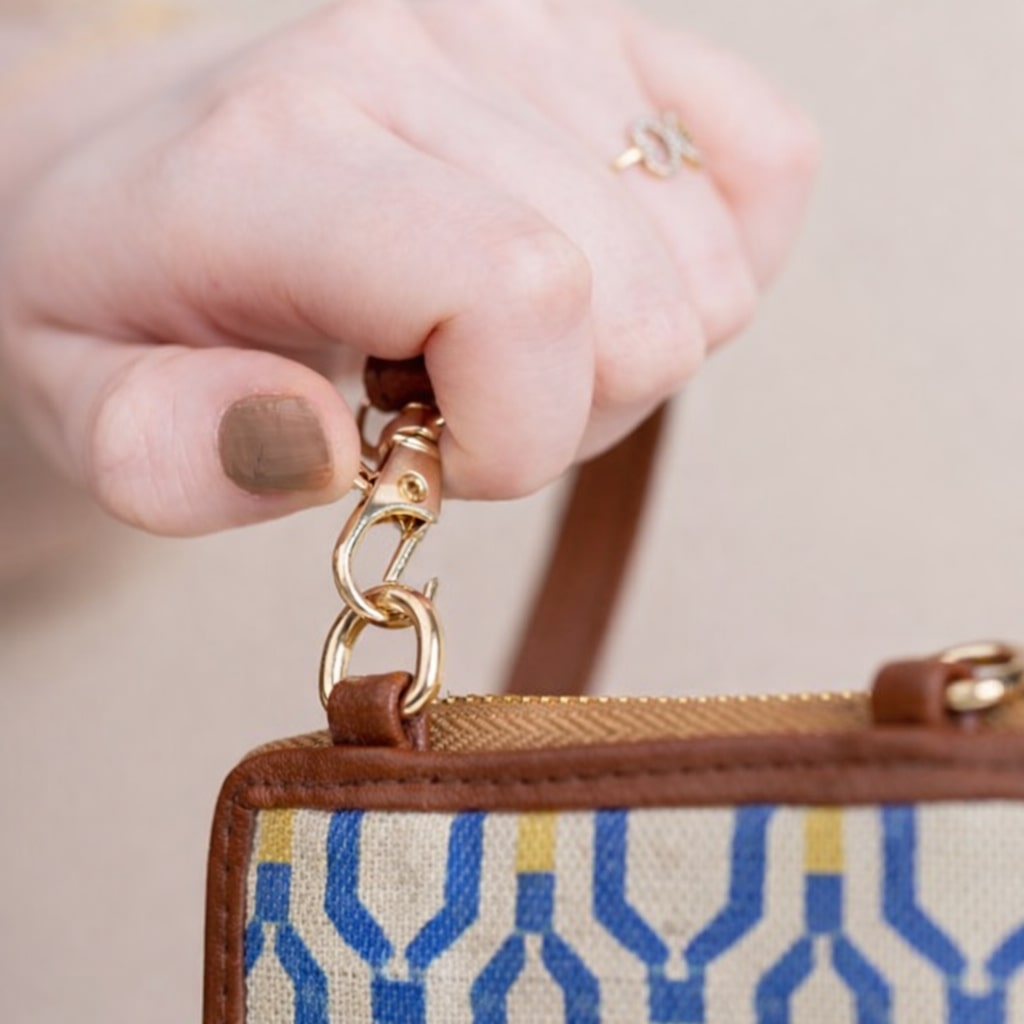 Blue Loom Mobile Wallet Sling