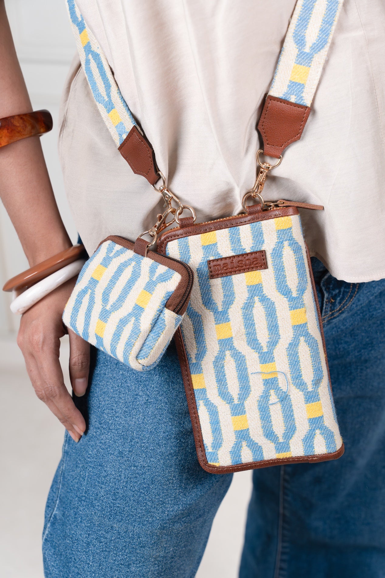 Blue Loom Mobile Wallet Sling Combo