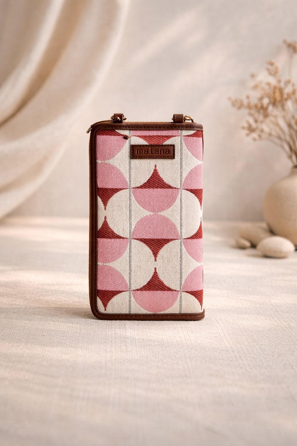 Clay Circle Mobile Wallet Sling