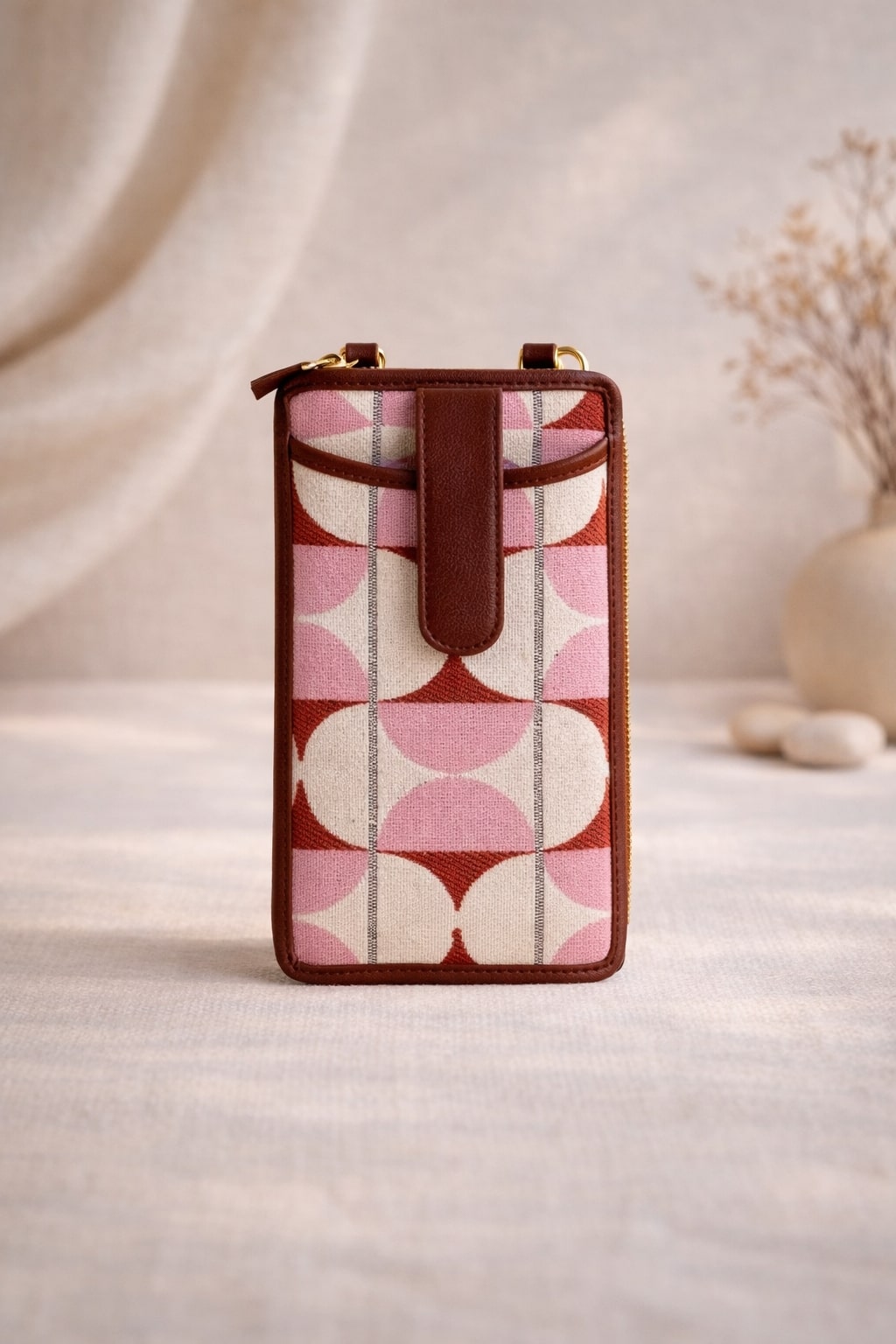 Clay Circle Mobile Wallet Sling