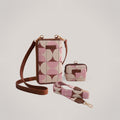 Clay Circle Mobile Wallet Sling Combo