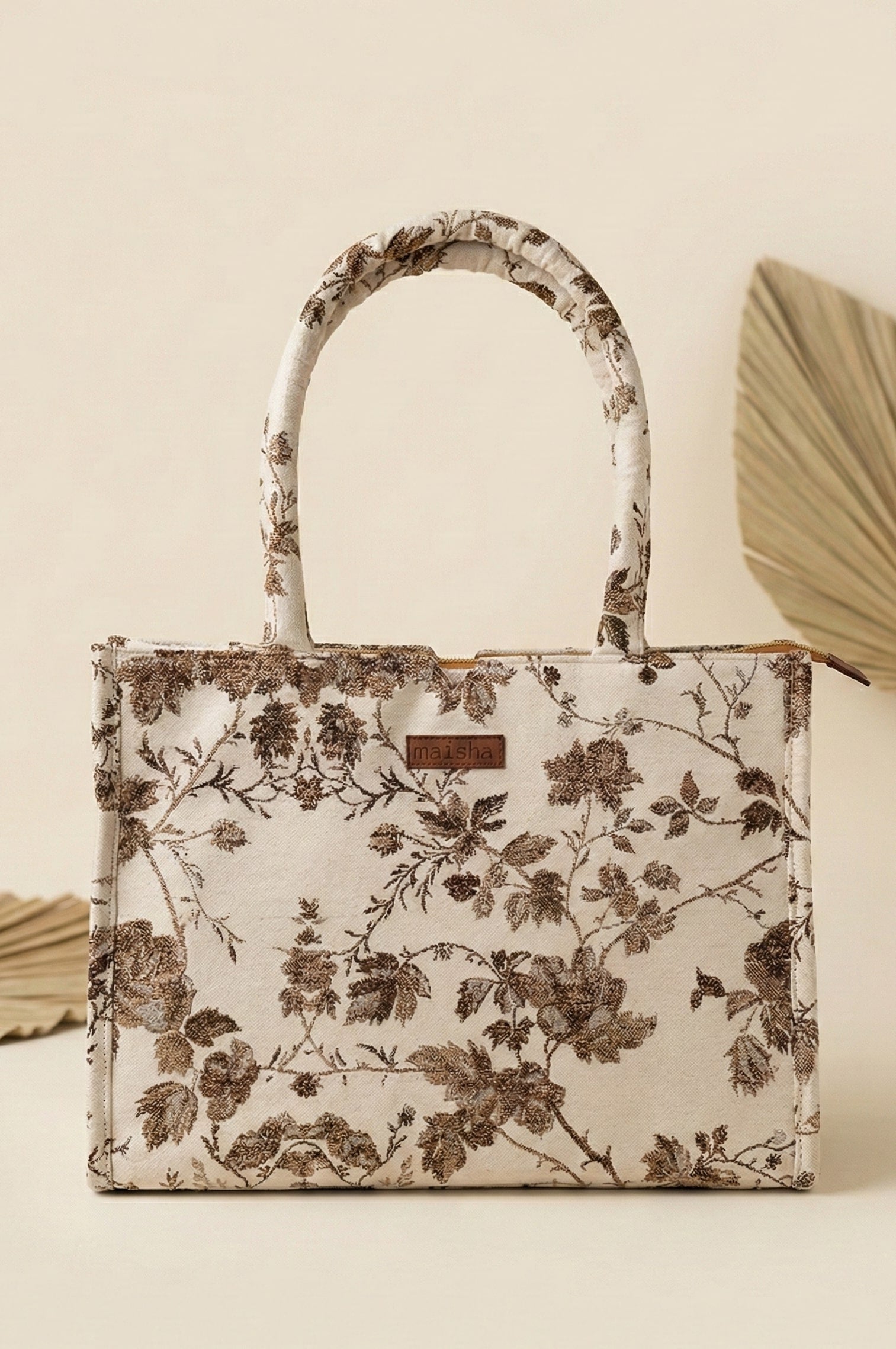Golden Bloom Box Bag (Large)
