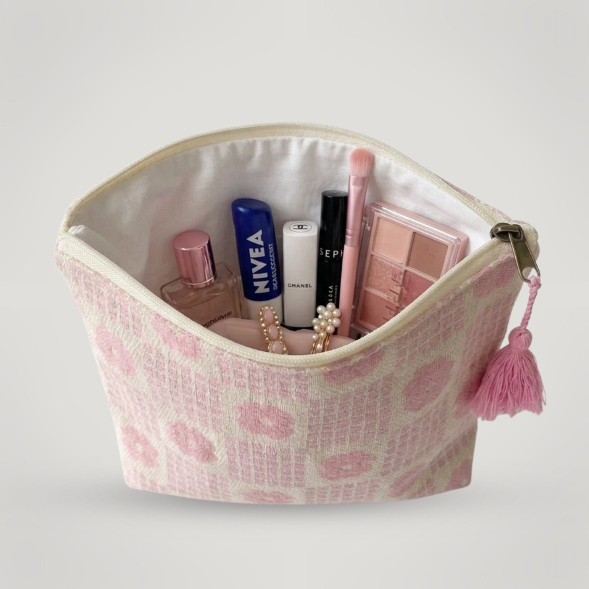 Rosie Check Maxi Pouch