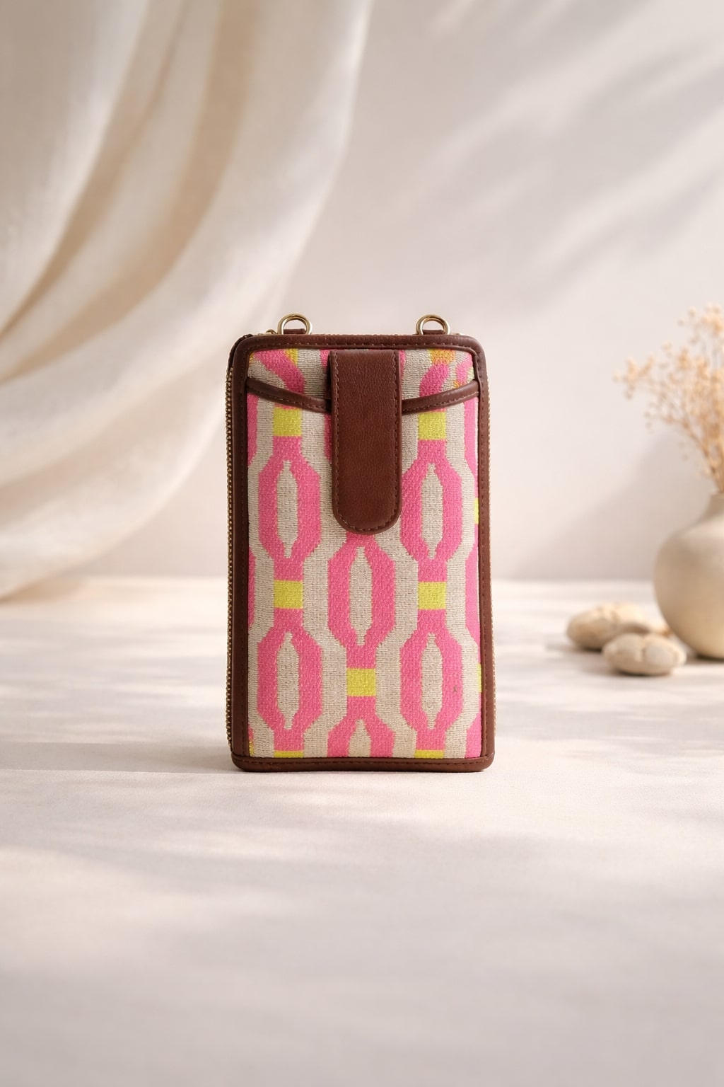 Rose Link Mobile Wallet Sling