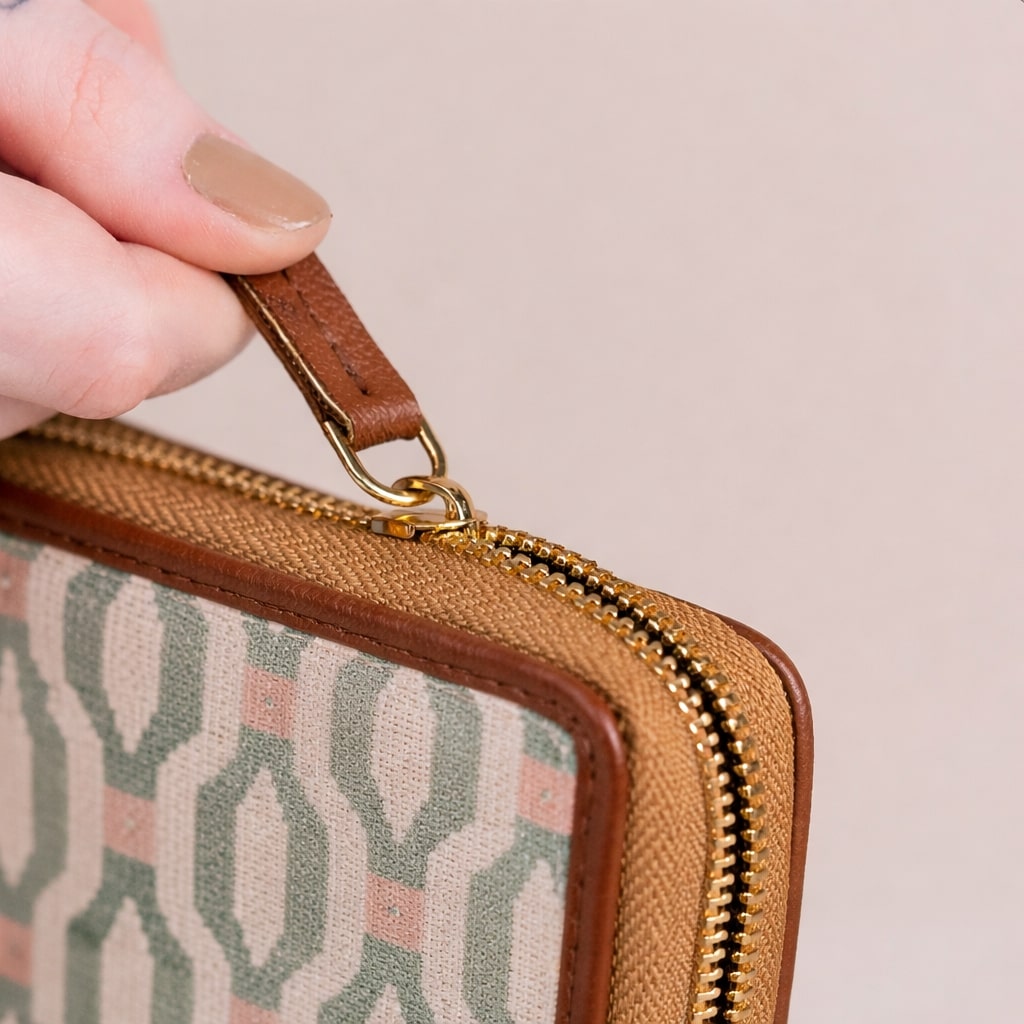 Sage Weave Mobile Wallet Sling