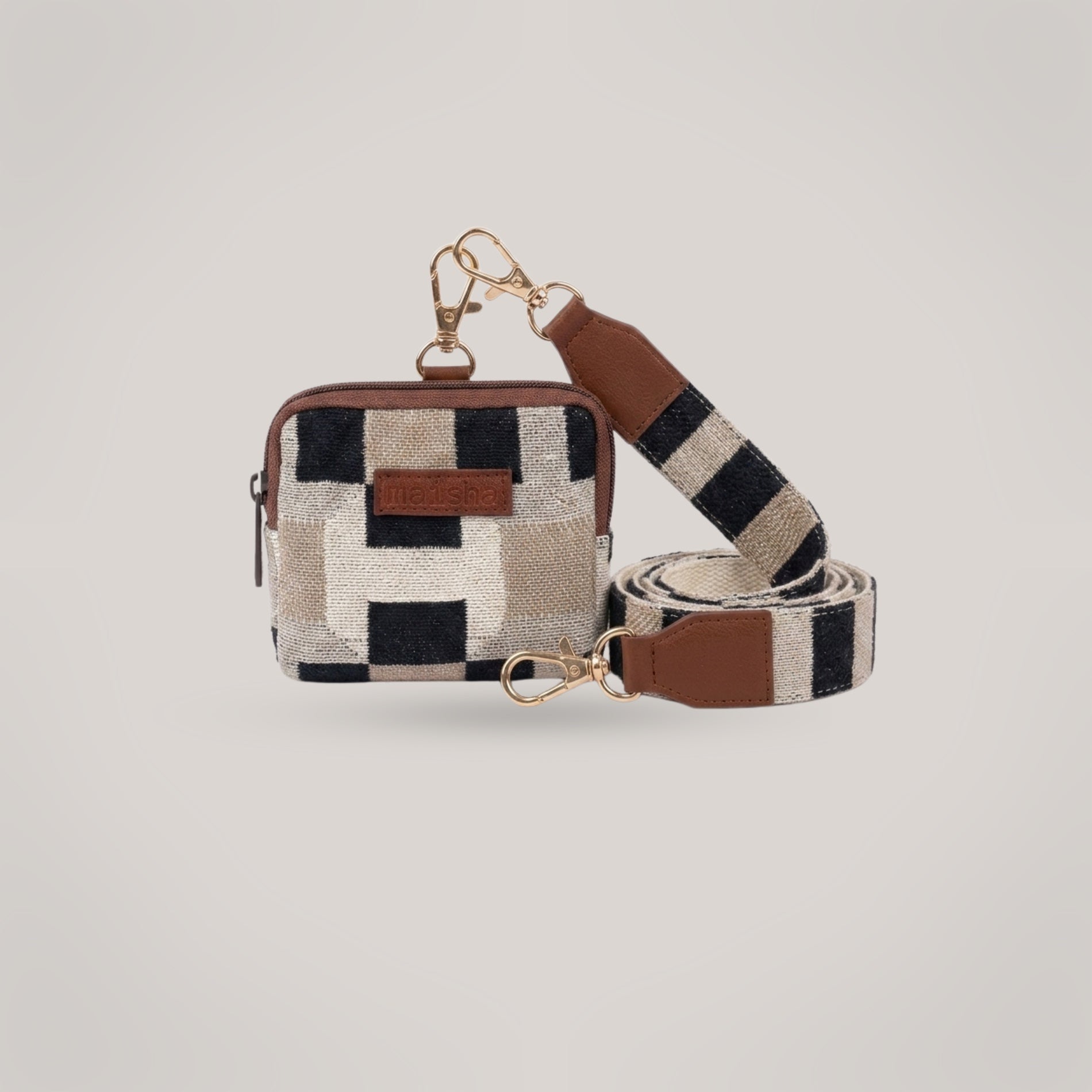 Urban Check Mobile Belt & Coin Purse