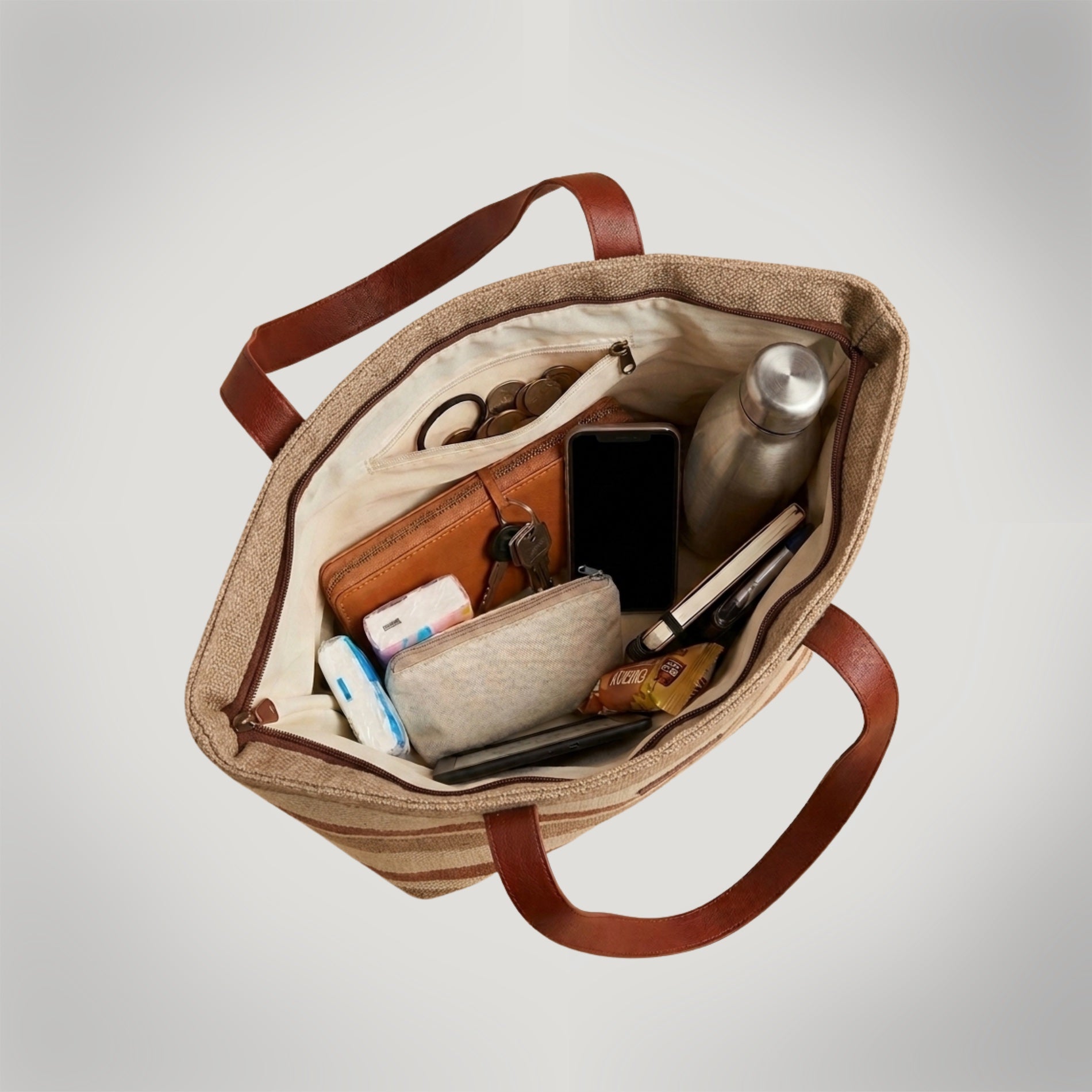 Vintage Brown Everyday Tote