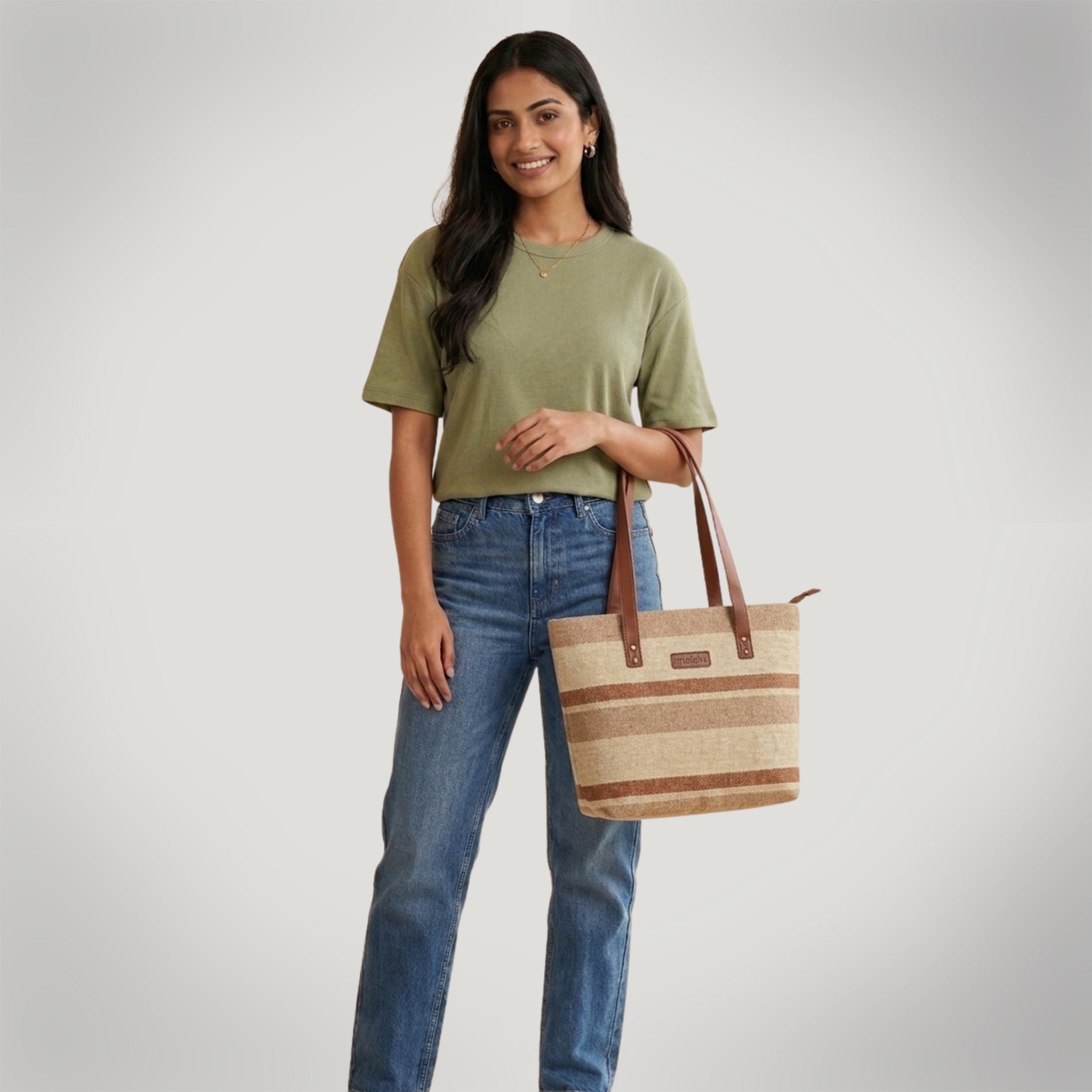 Vintage Brown Everyday Tote