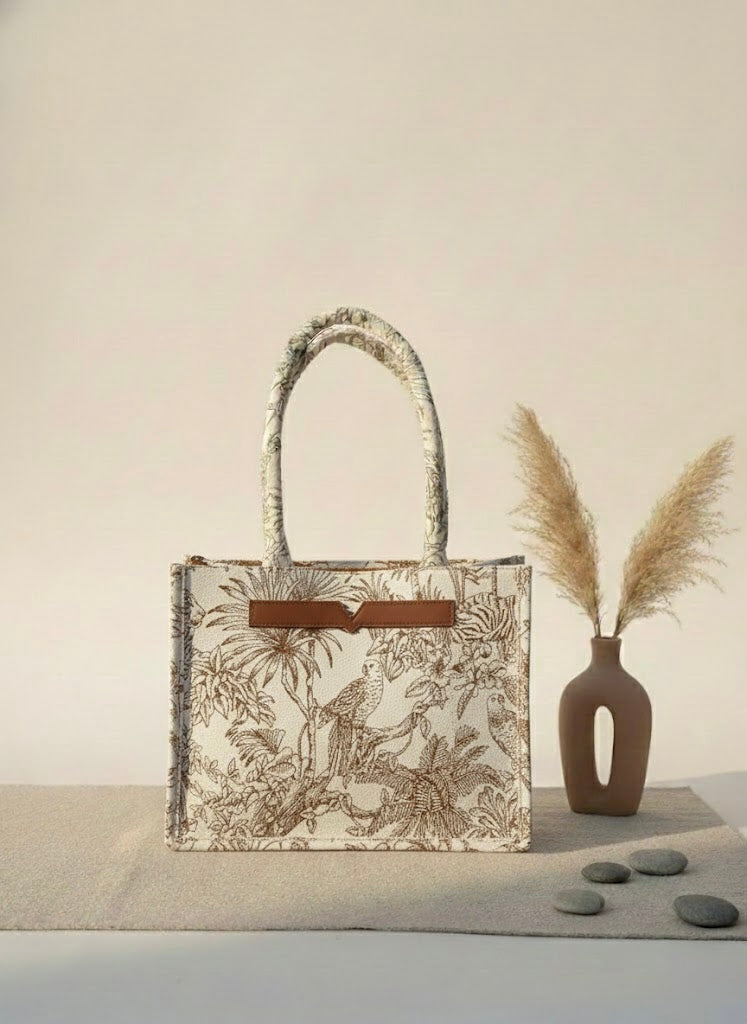 White Forest Box Bag (Large)