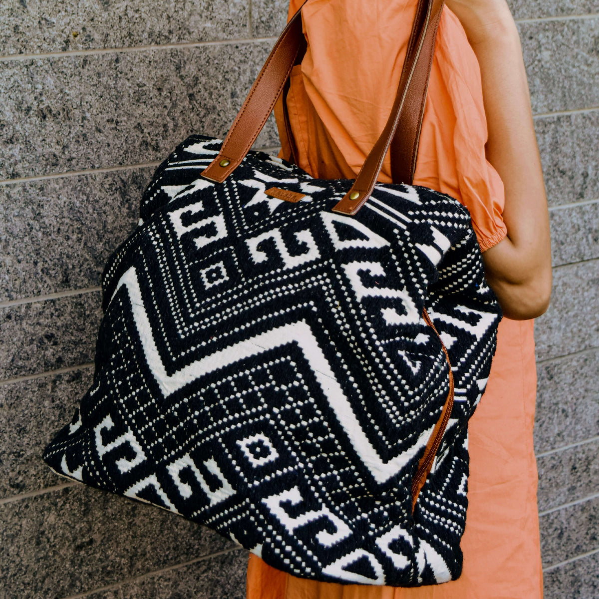 Aztec Tribal Print Striped Pattern Fringe Flap Cushioned Square Purse  Crossbody Bag - Women Fashion Handmade Boho Accessories - Walmart.com