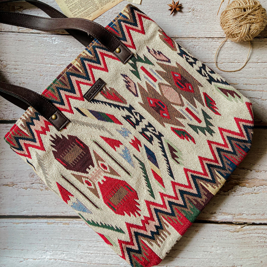 Tribal Weaves Three Pocket Bag