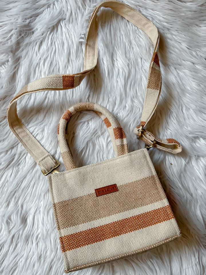 Vintage Brown Box Bag (SMALL)