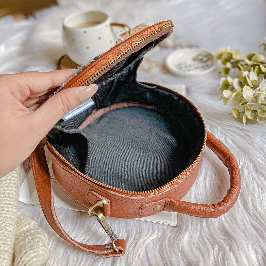 Monsoon Shimmers Classic Round Bag Maisha Lifestyle – Maisha By Esha