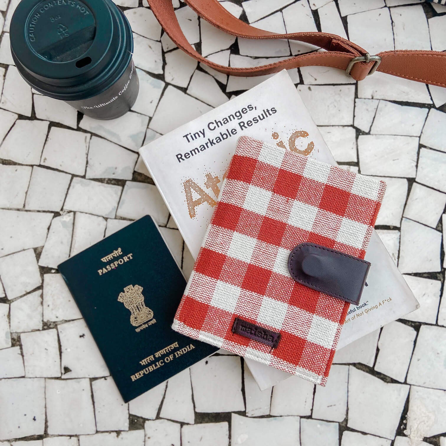 Vintage Browns Passport Cover