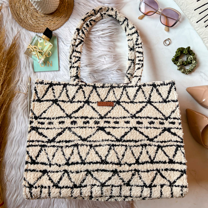 Buy Monochrome Fuzz Box Bag (combo Of 3) Online - Maisha Lifestyle