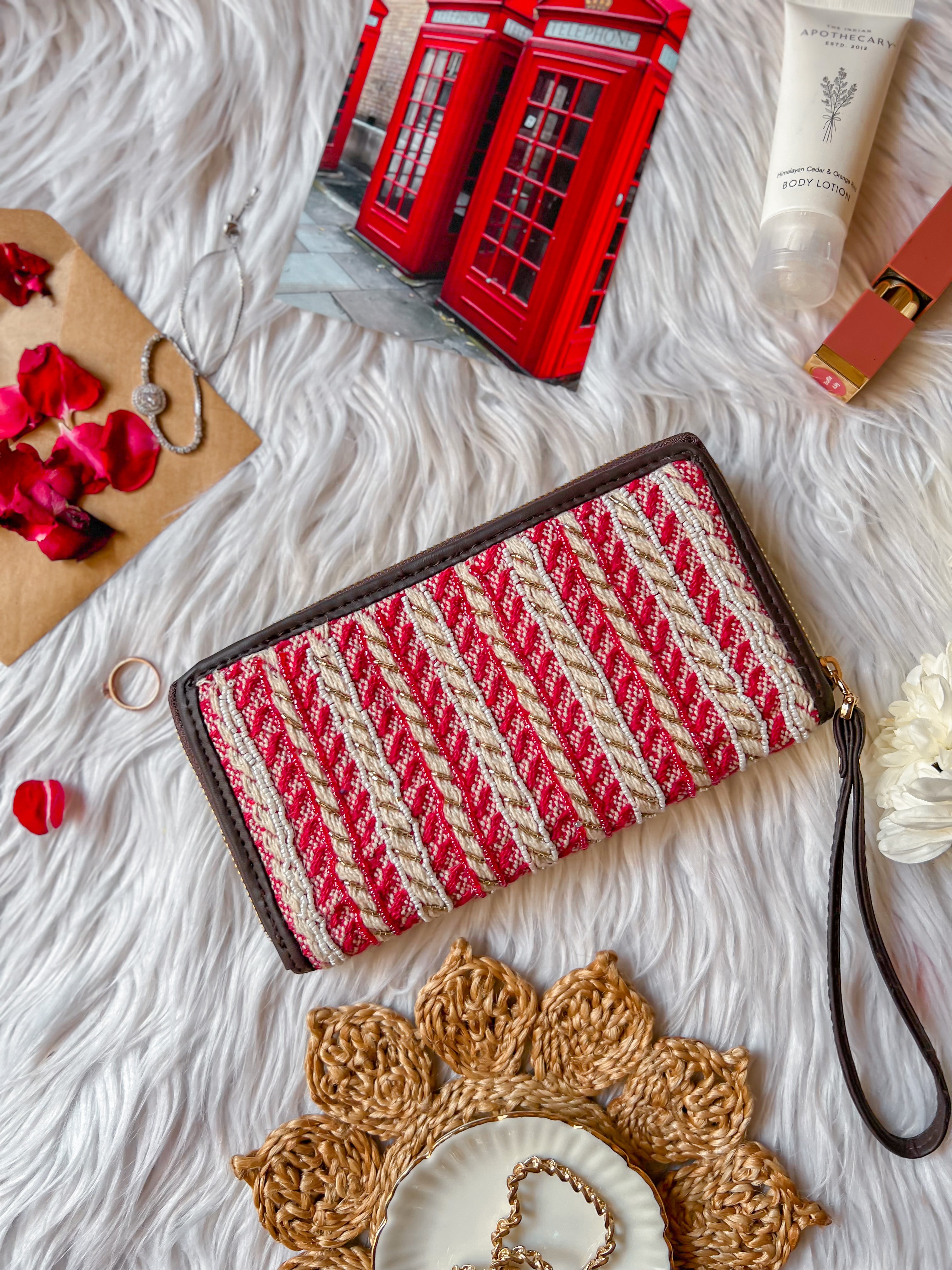 Flaming Scarlet Festive Wallet