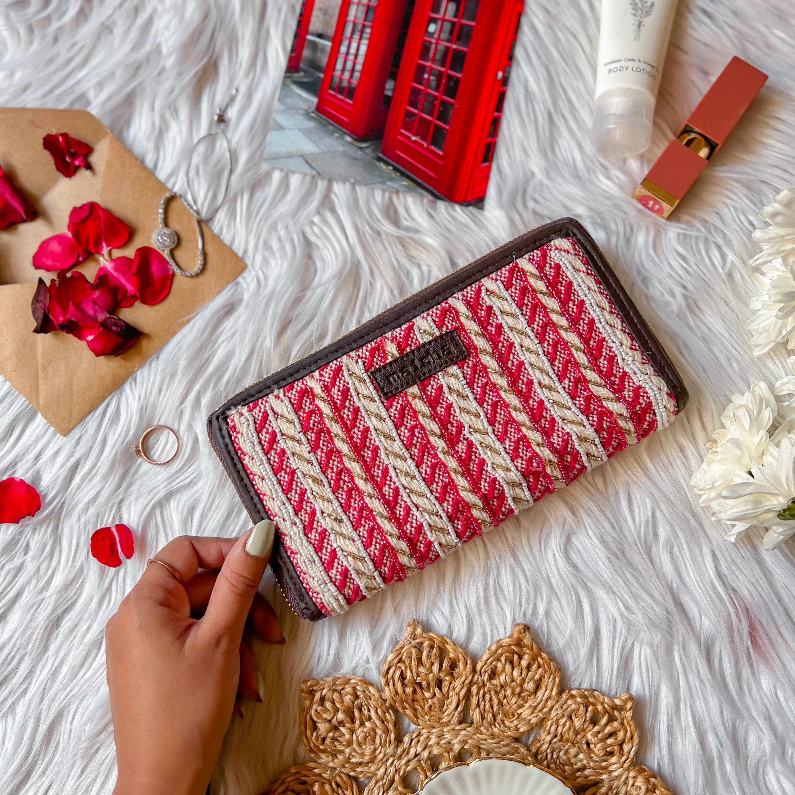 Flaming Scarlet Festive Wallet