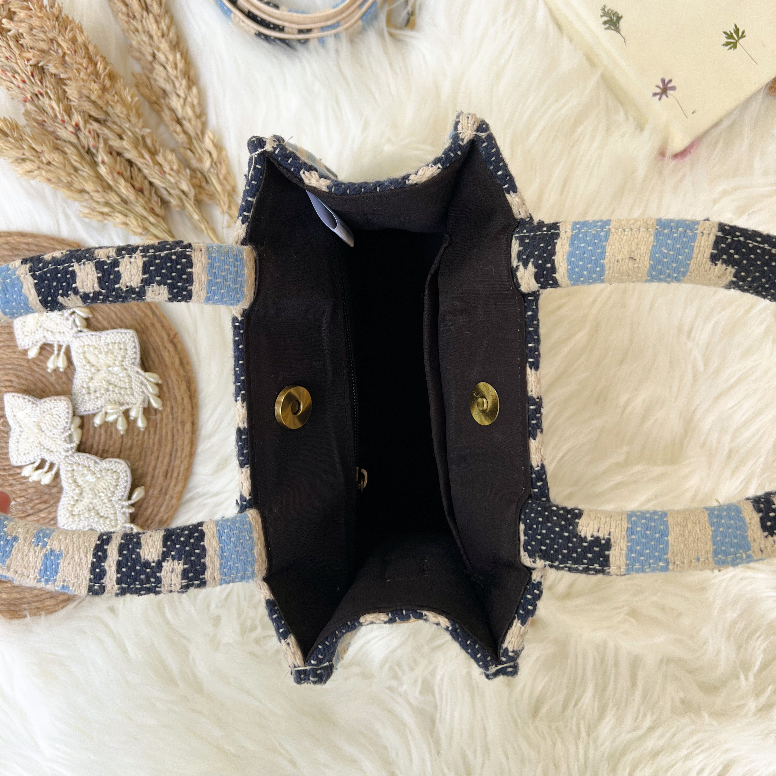 Indigo Blues Box Bag Small