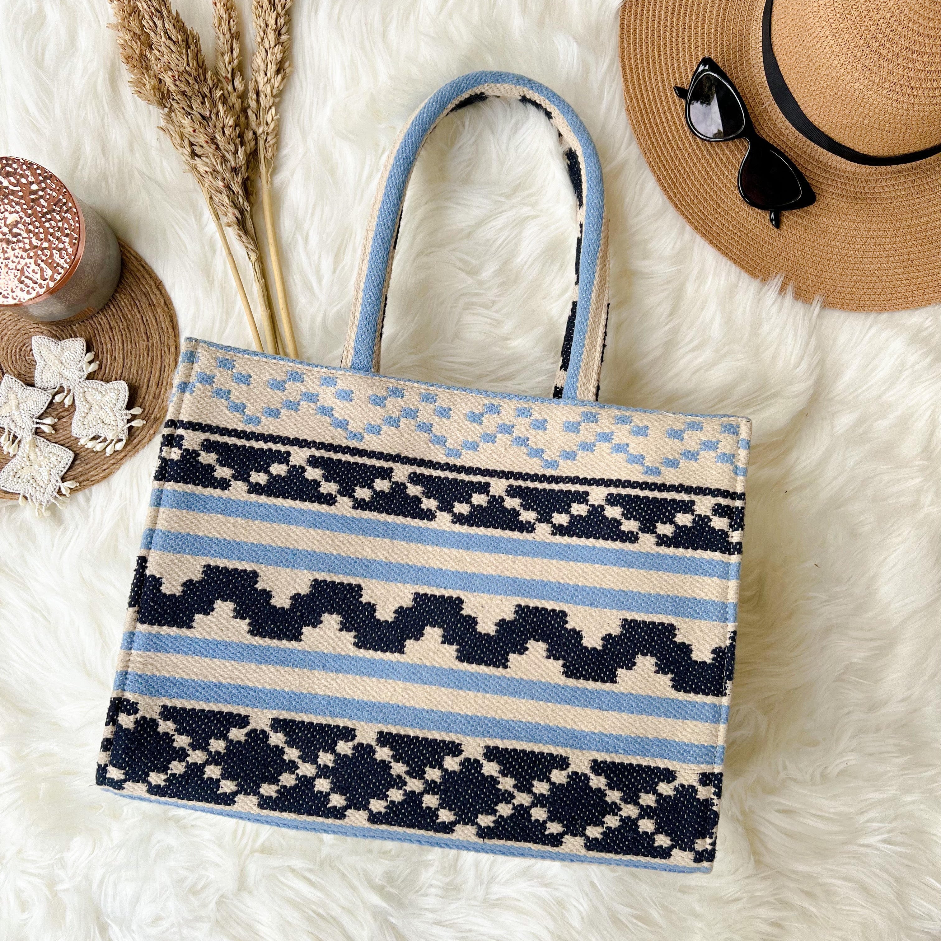 Indigo Blues Box Bag Large