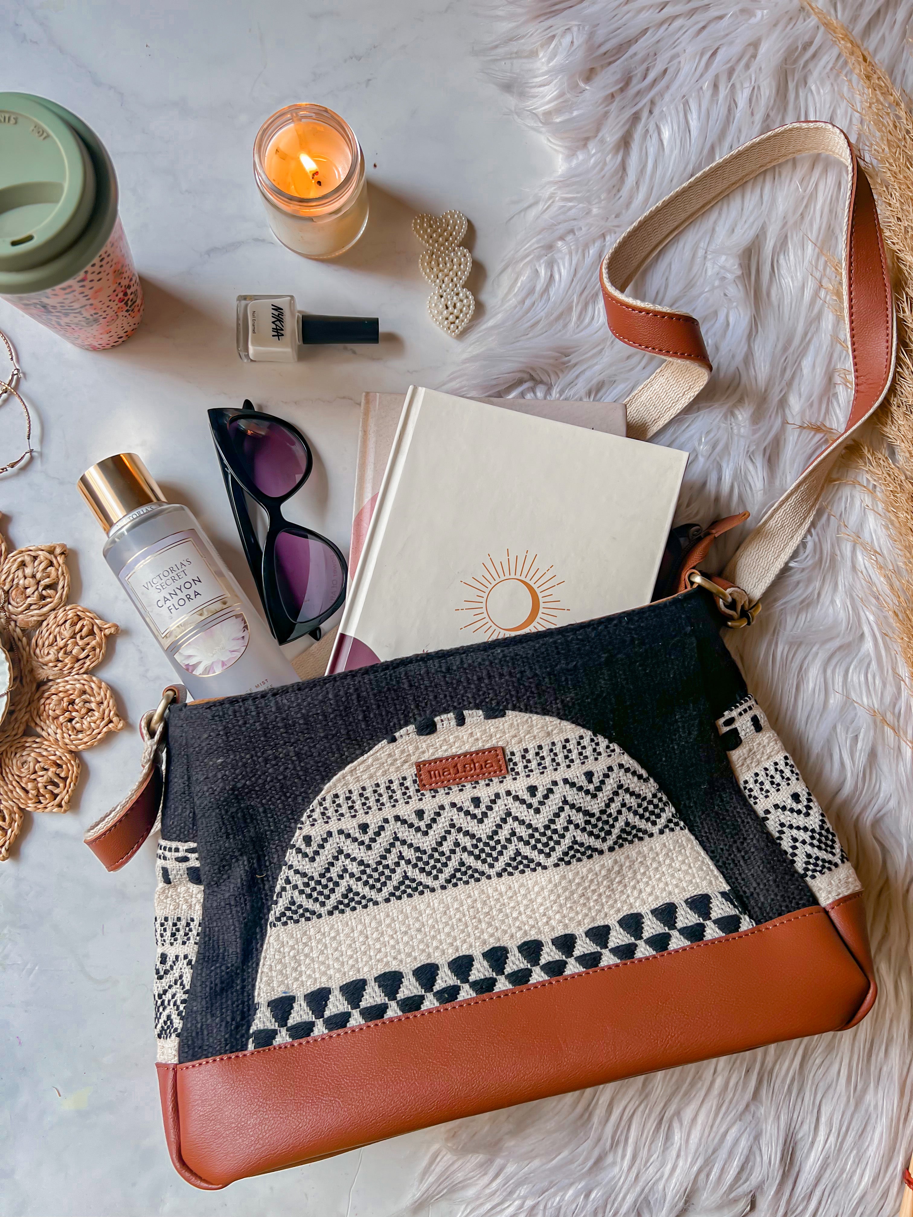 Chirpy Charcoal Not So Little Sling Bag