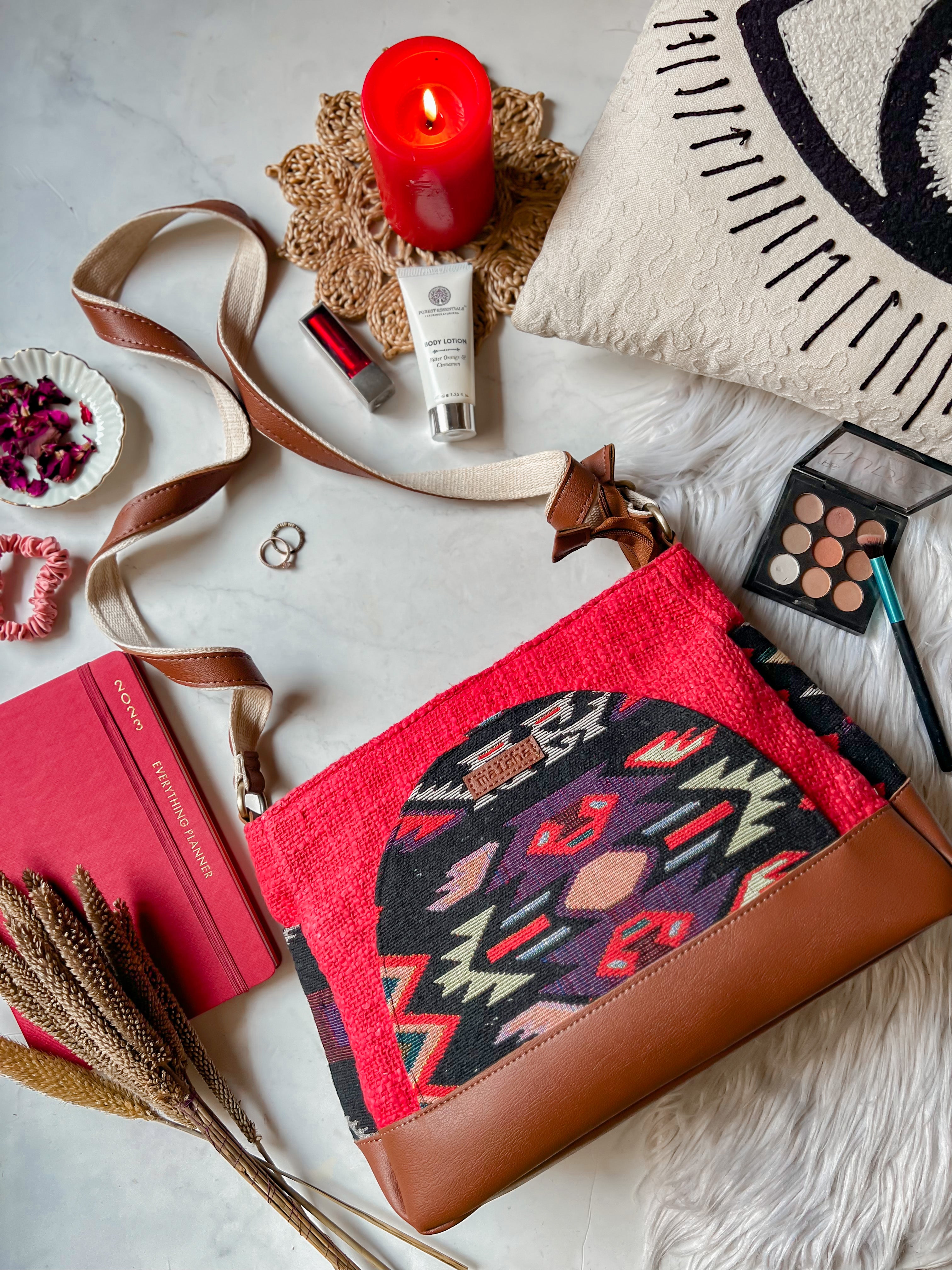 Tribal Weaves Not So Little Sling Bag