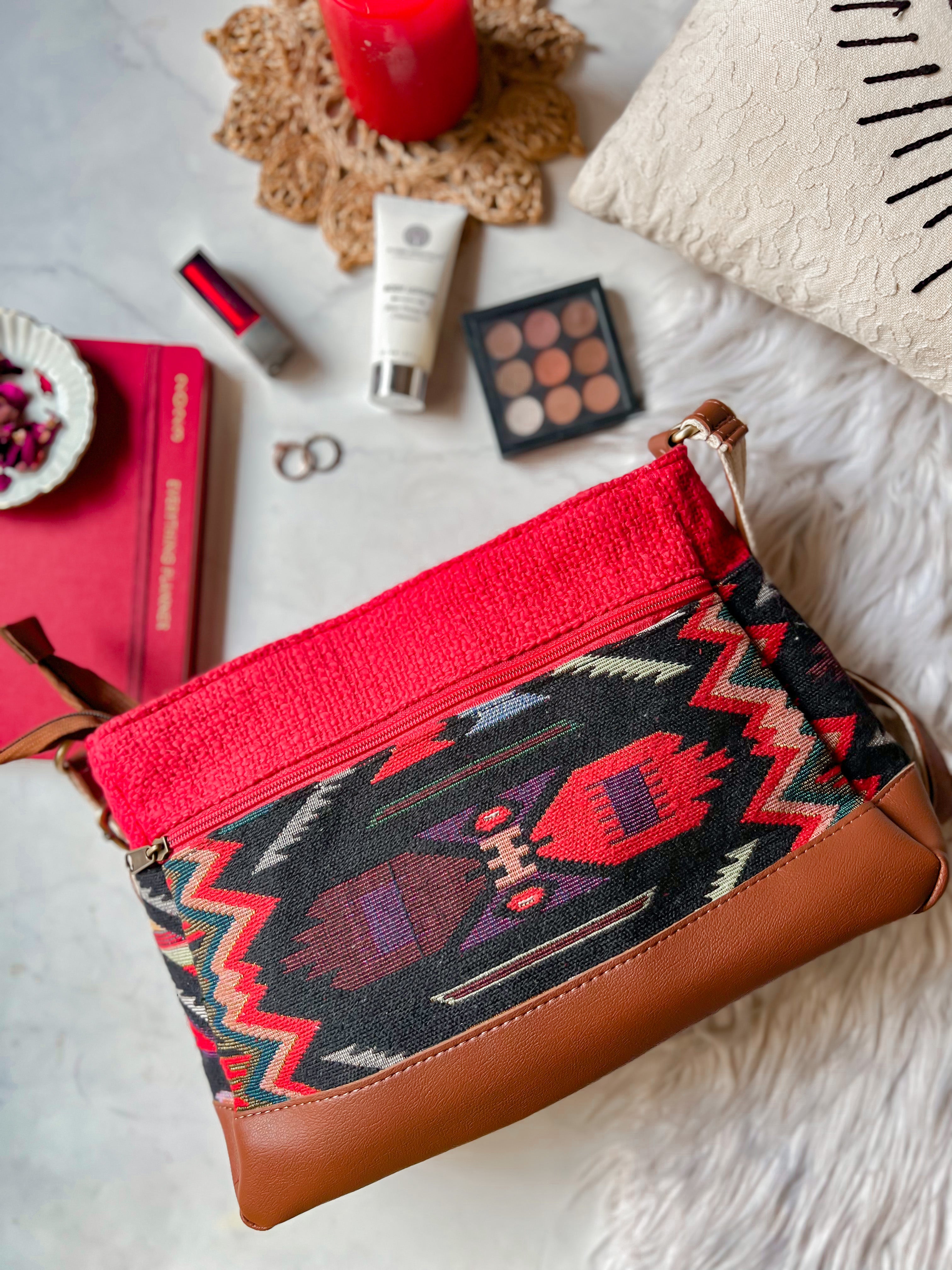 Tribal Weaves Not So Little Sling Bag
